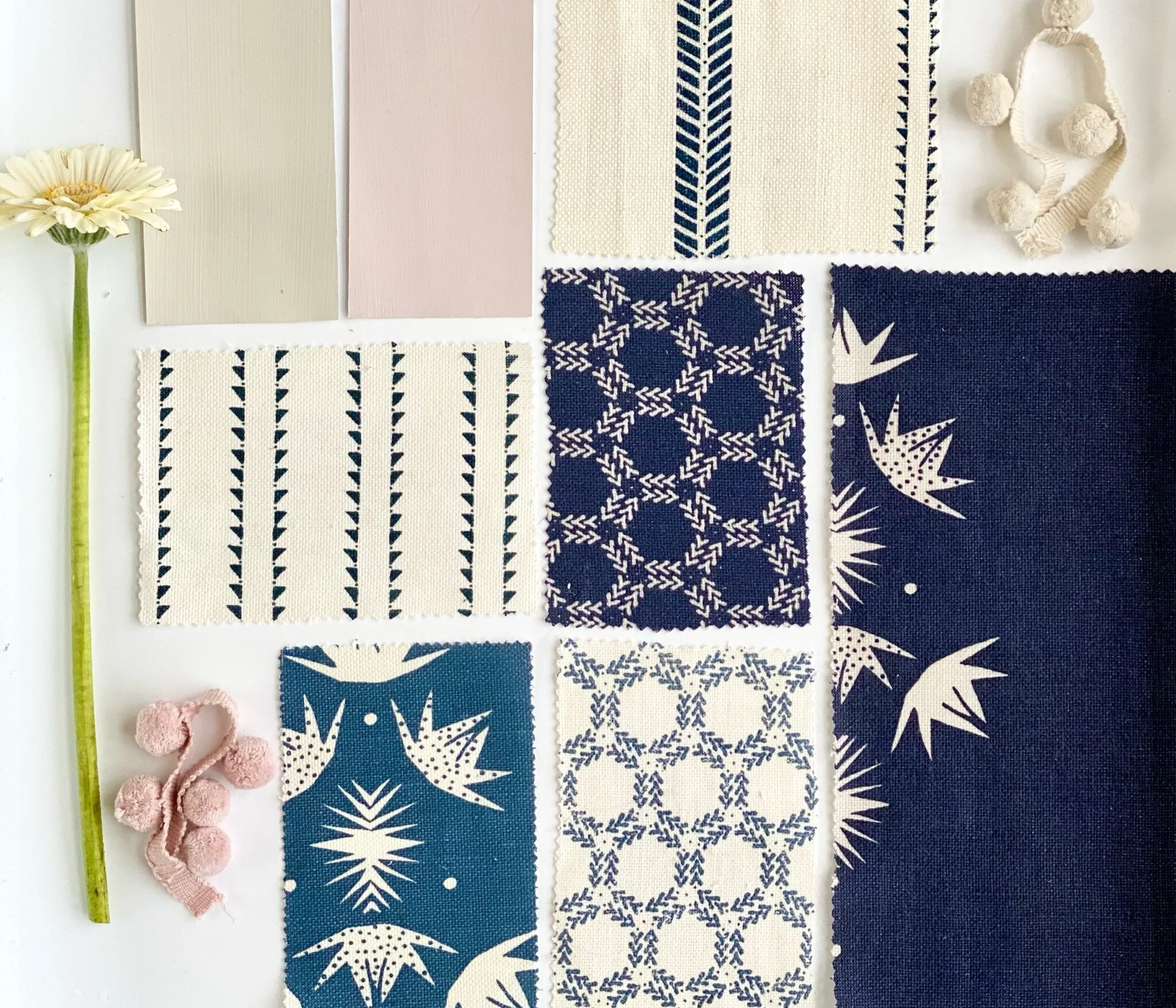 Scheme of the week - Combining Soft Pink with Deep Blues