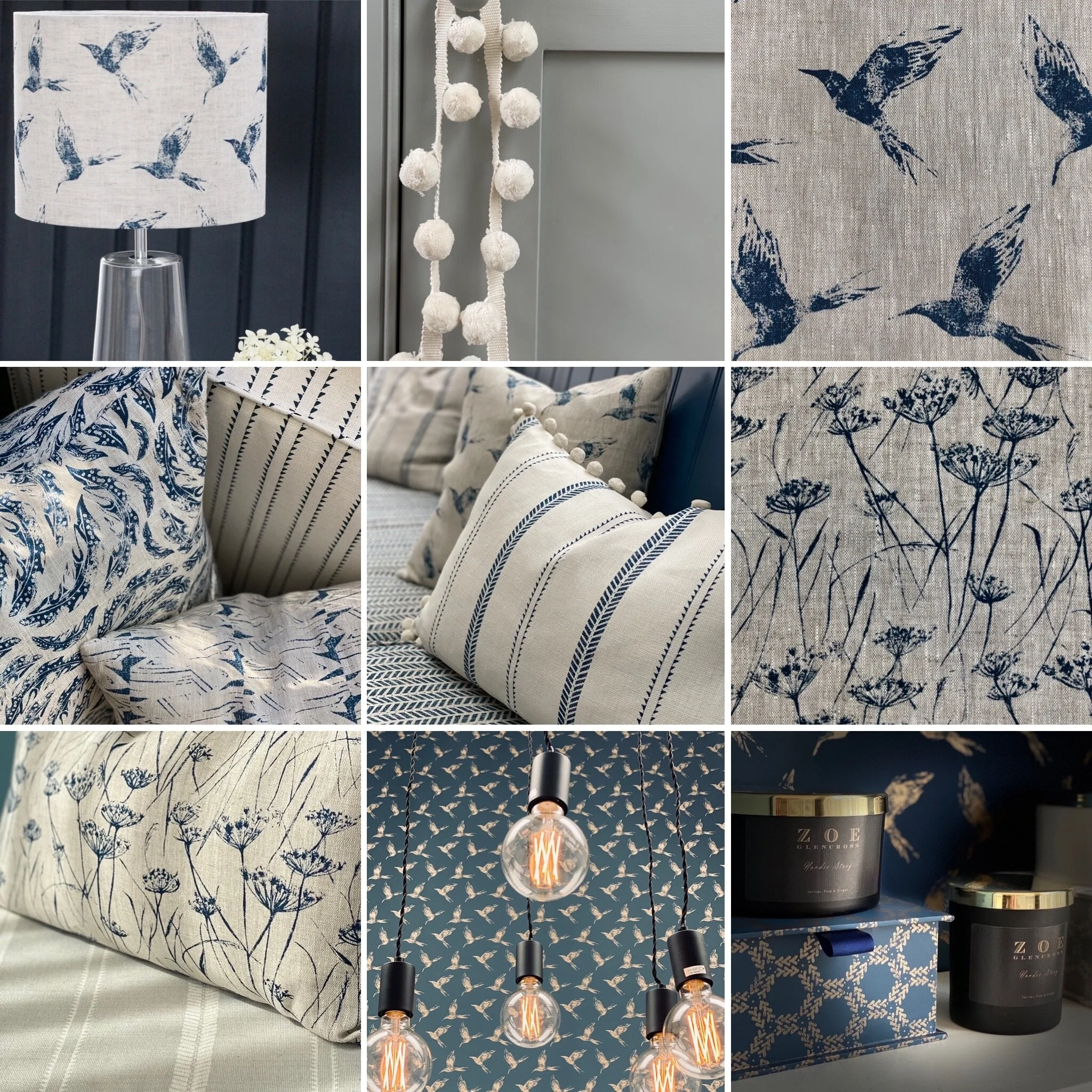 Scheme of the Week - Dark Inky Blues...