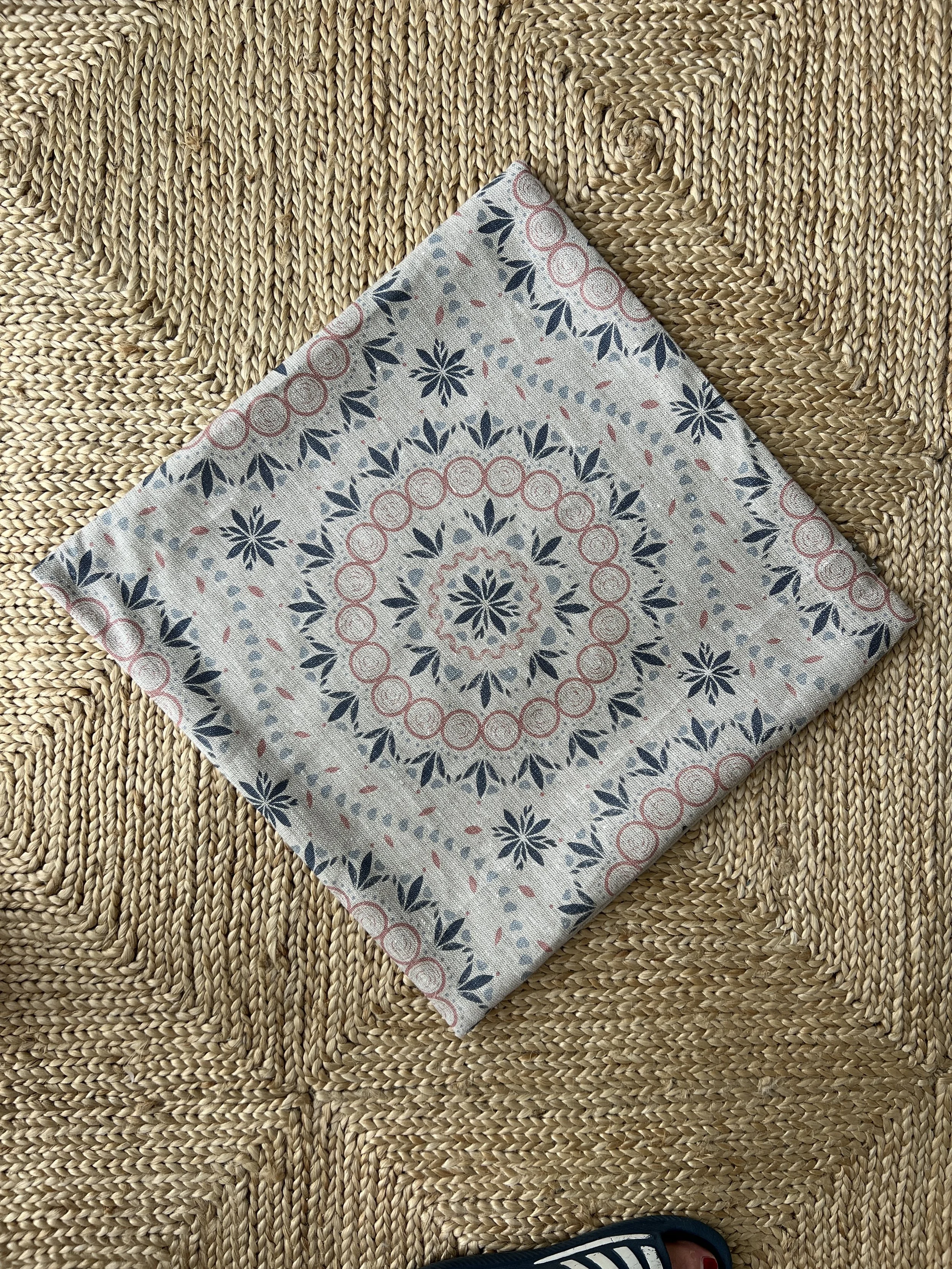 Palma Sol Blue Trio Cushion Covers