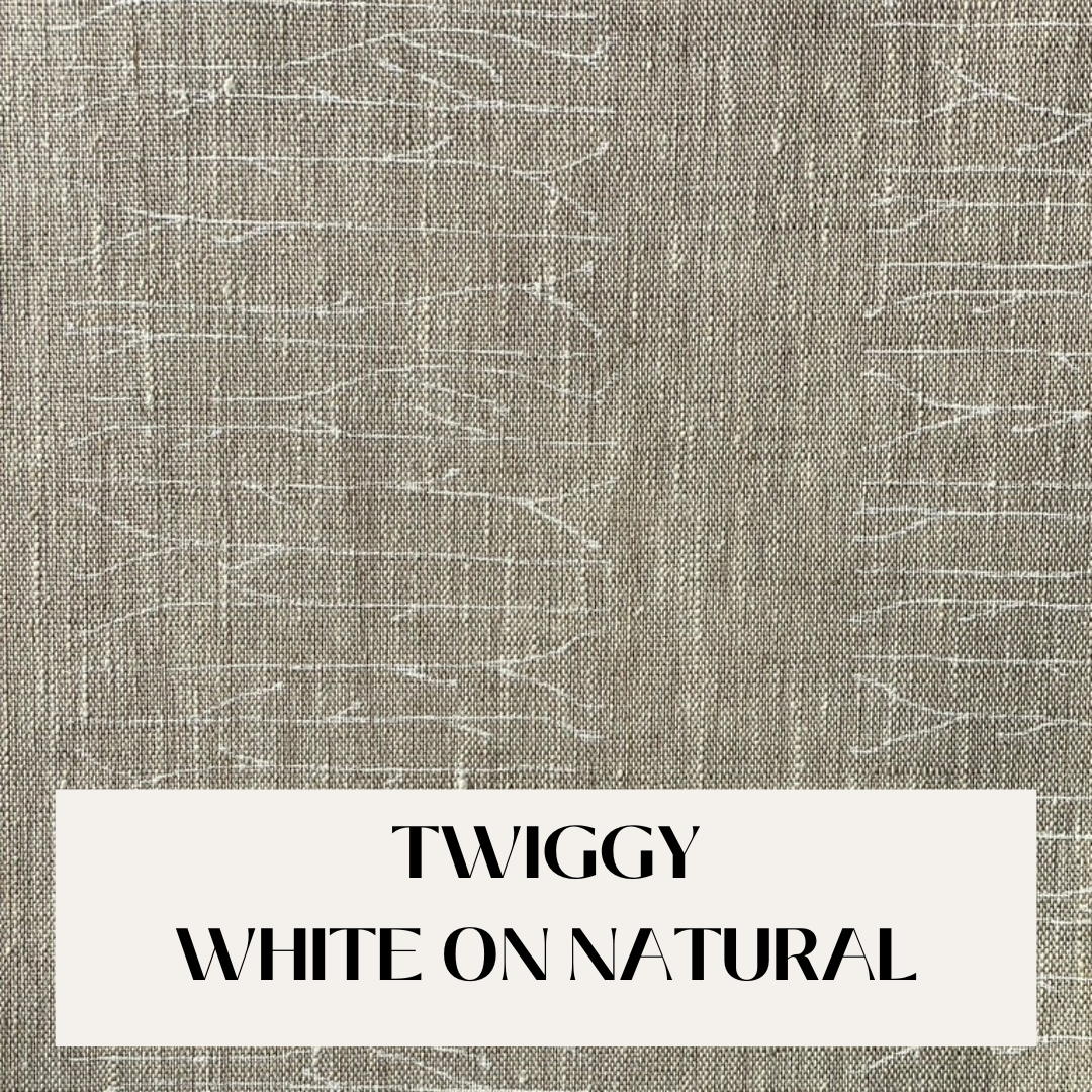Twiggy White on Natural 