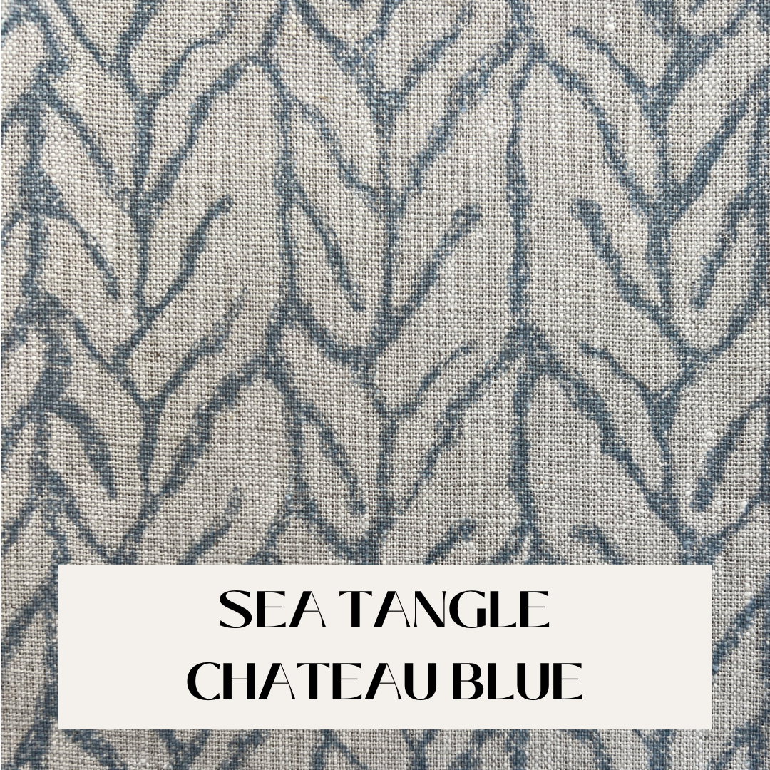 Sea Tangle Chateau Blue Curtains