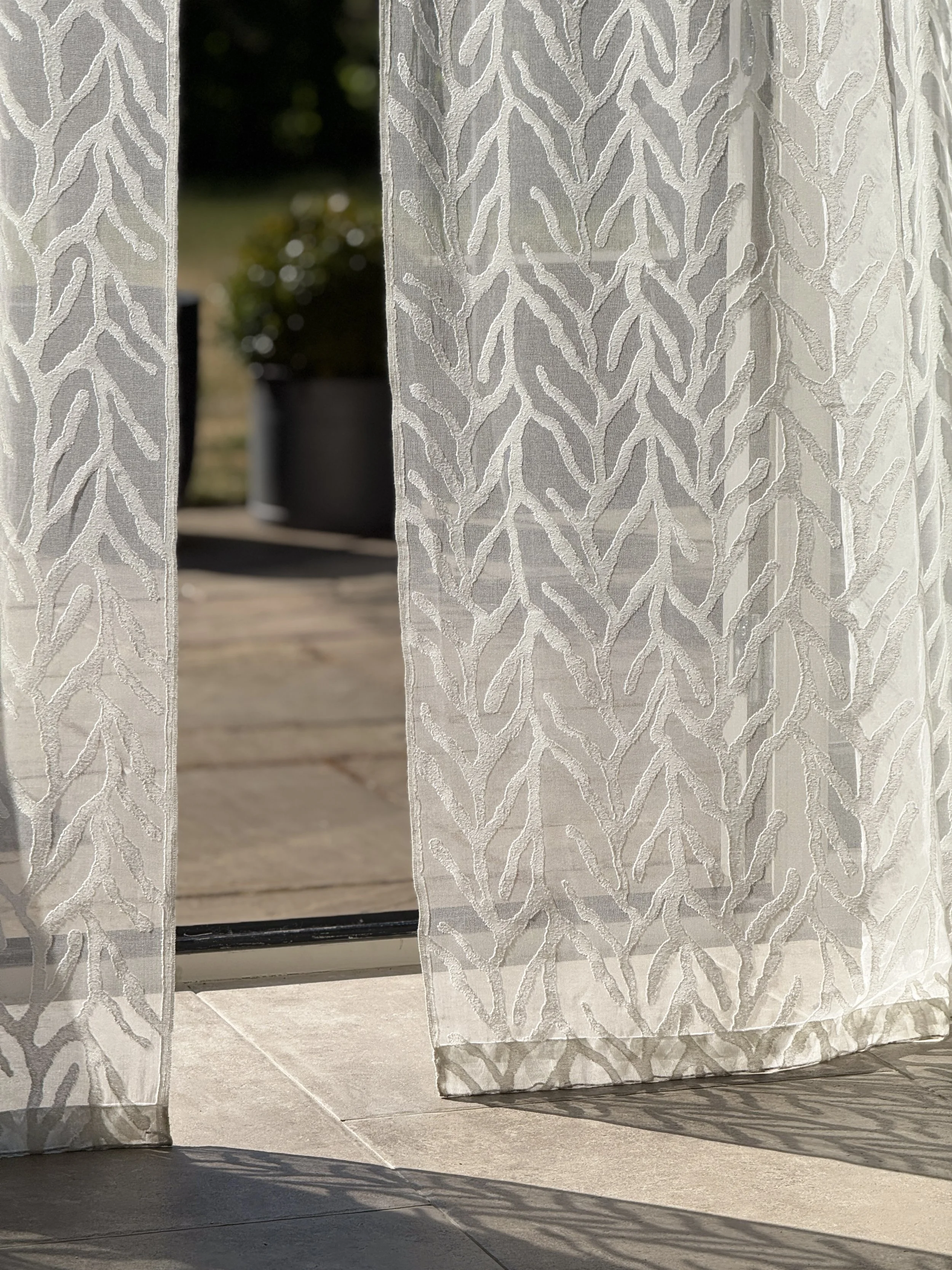 New Sheer Curtain Fabric