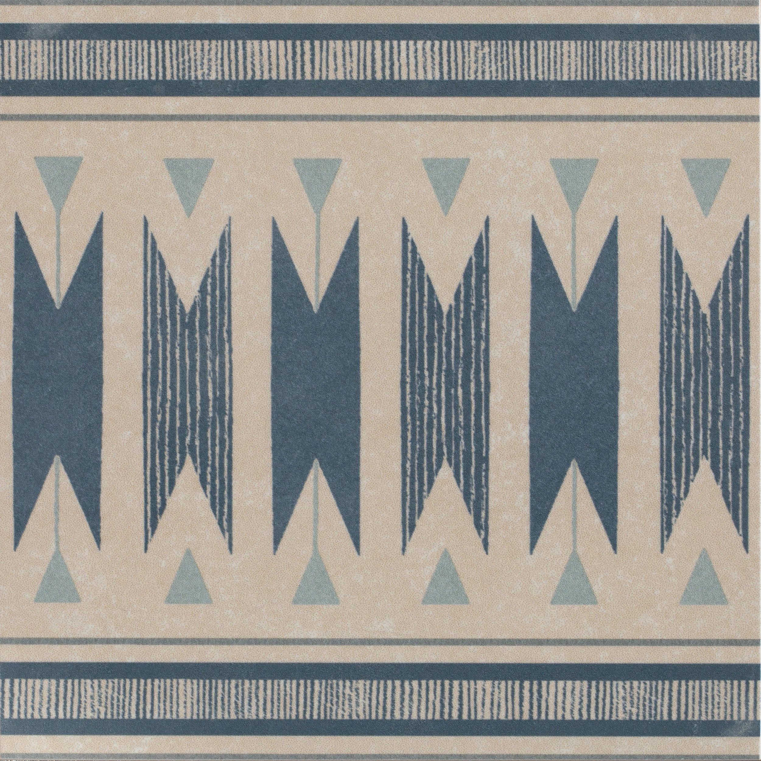 Aventuras Porcelain Ziggy Border Blue
