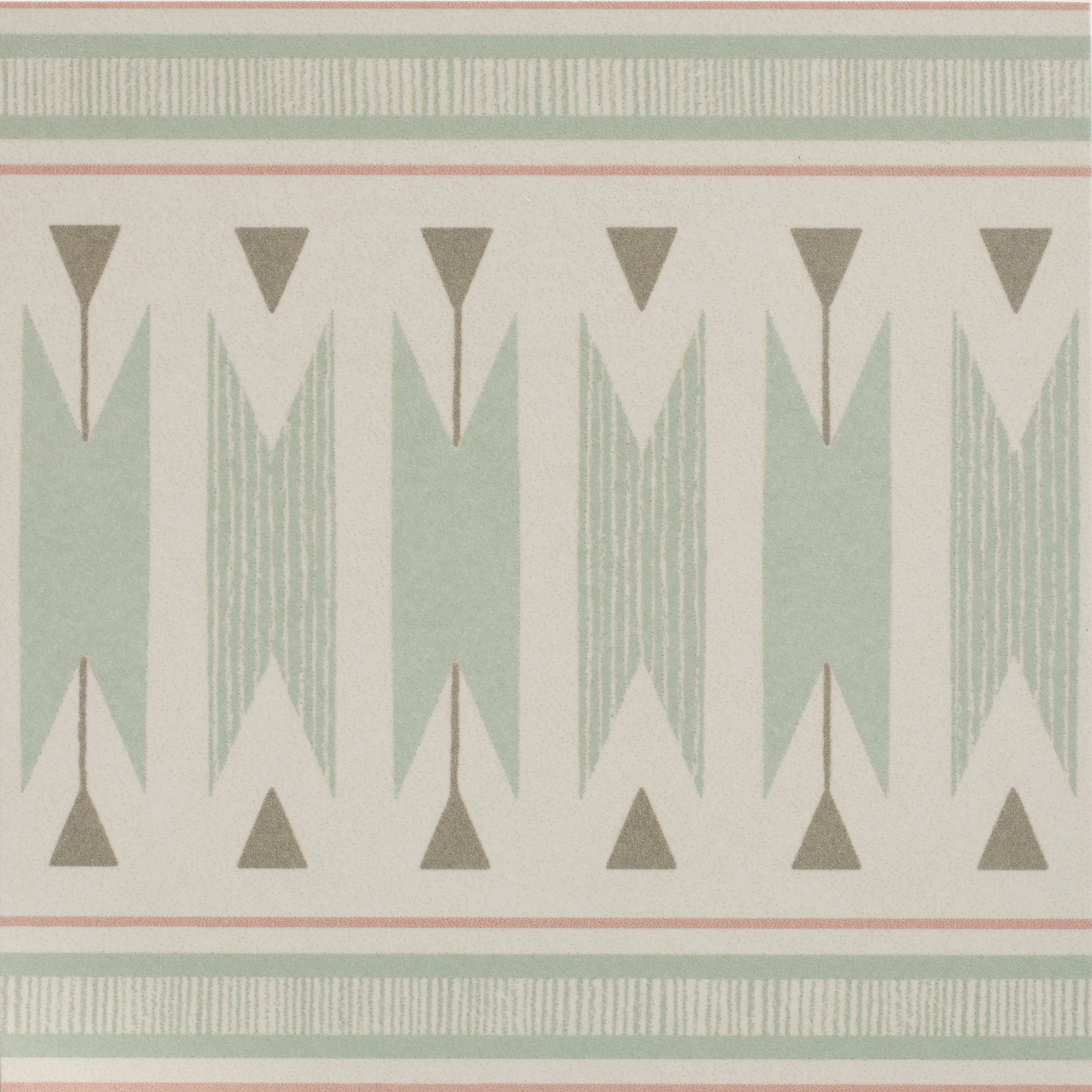 Aventuras Porcelain Ziggy Border Olive
