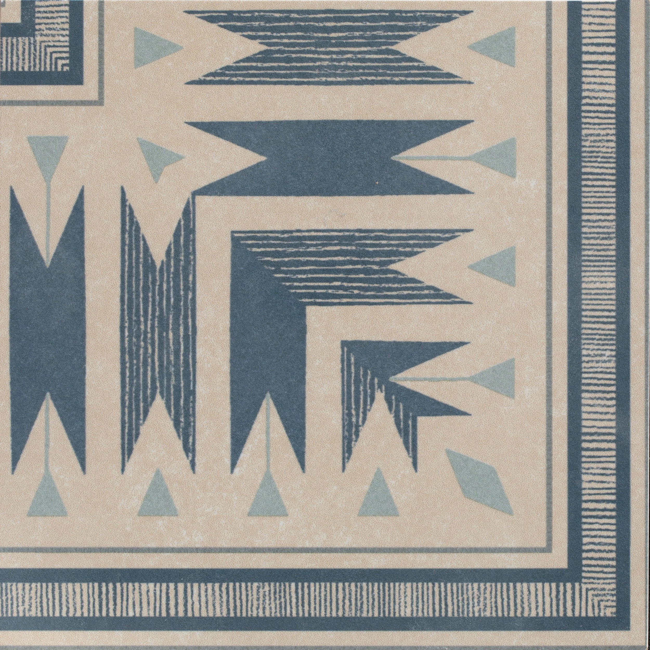 Aventuras Porcelain Ziggy Corner Blue