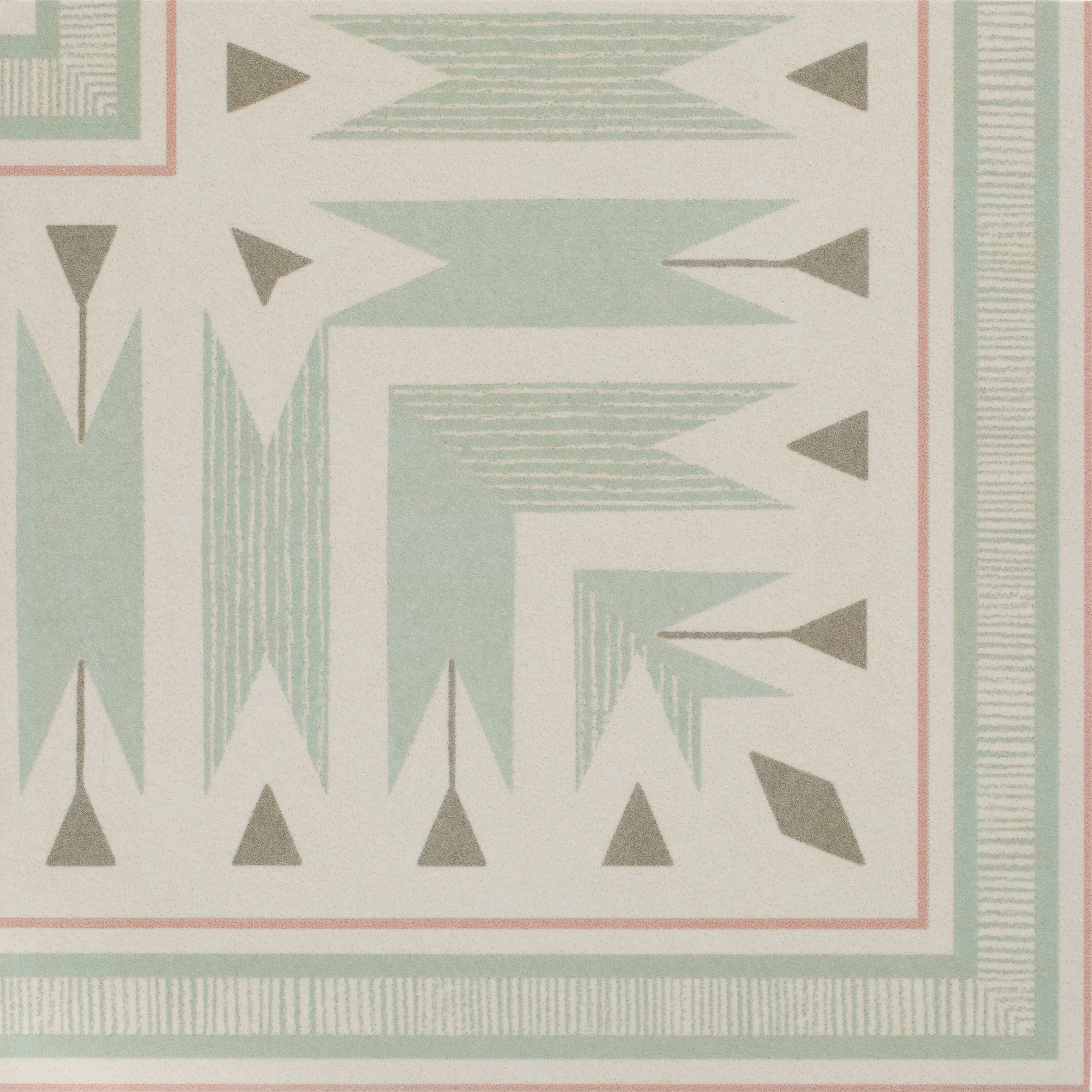 Aventuras Porcelain Ziggy Corner Olive