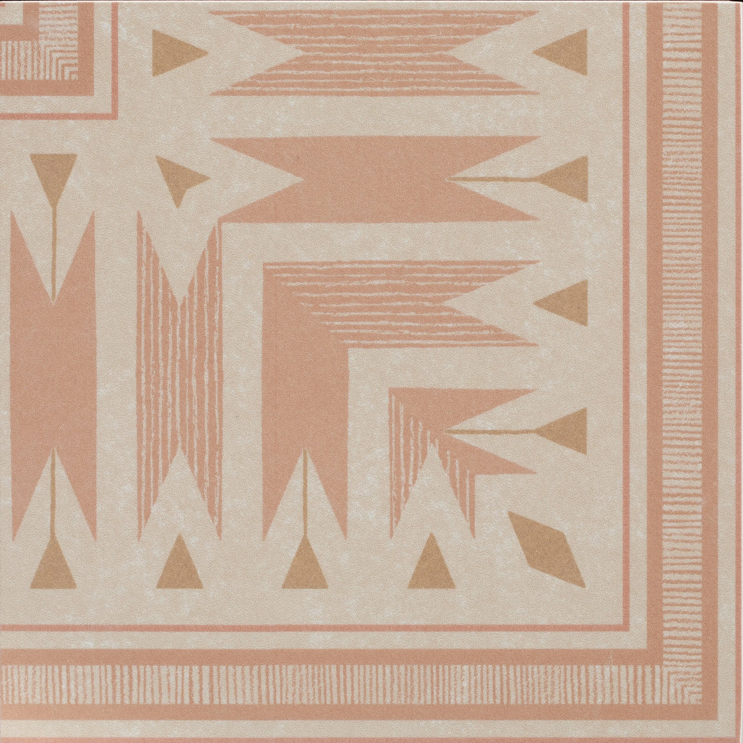 Aventuras Porcelain Ziggy Corner Terracotta