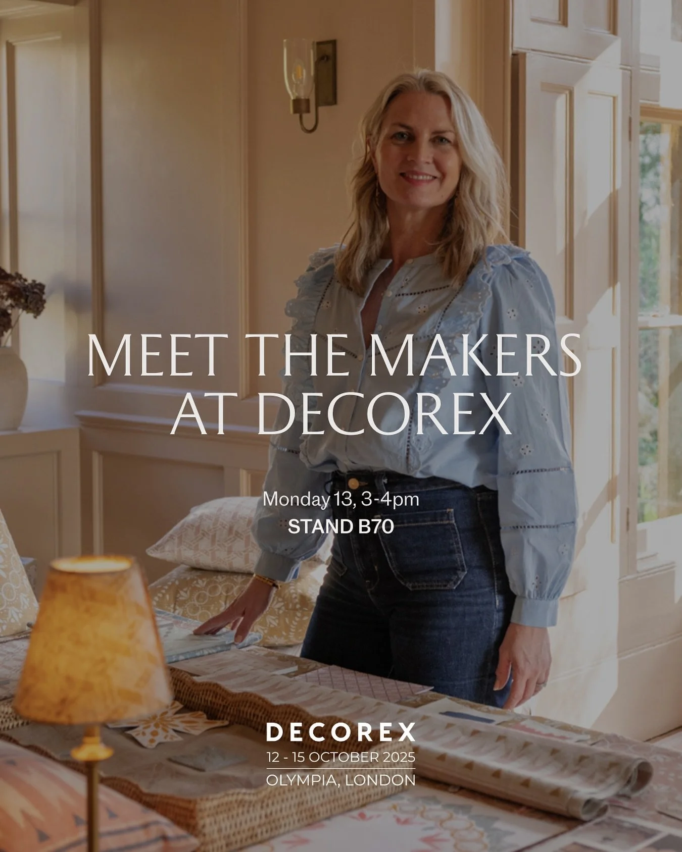 📣 It&rsquo;s show time!  If you&rsquo;re heading to Decorex at London Olympia do join me at the @capietra stand B70 at 3pm for a chat and some fizz! 🥂
Come and explore our Aventuras Tile Collection.

#zoeglencross 
#tiles
#patterndesign 
#interiors