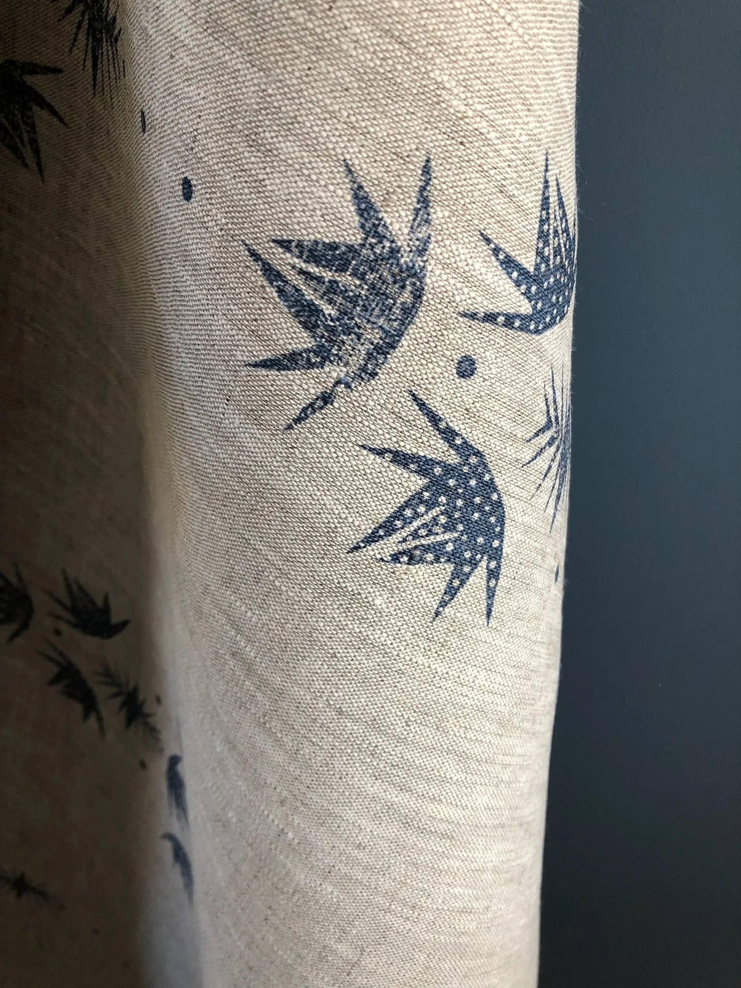 The simplicity and cool of Nordic design suits the wintery season so well. 

Fabrics featured: 
Nordic Trail Ocean on Natural
Nordic Trail White on Natural
Windmill Wood Inky Sky 
Slade Stripe White on Natural

#zoeglencrossfabrics 
#stripedlinen 
#p