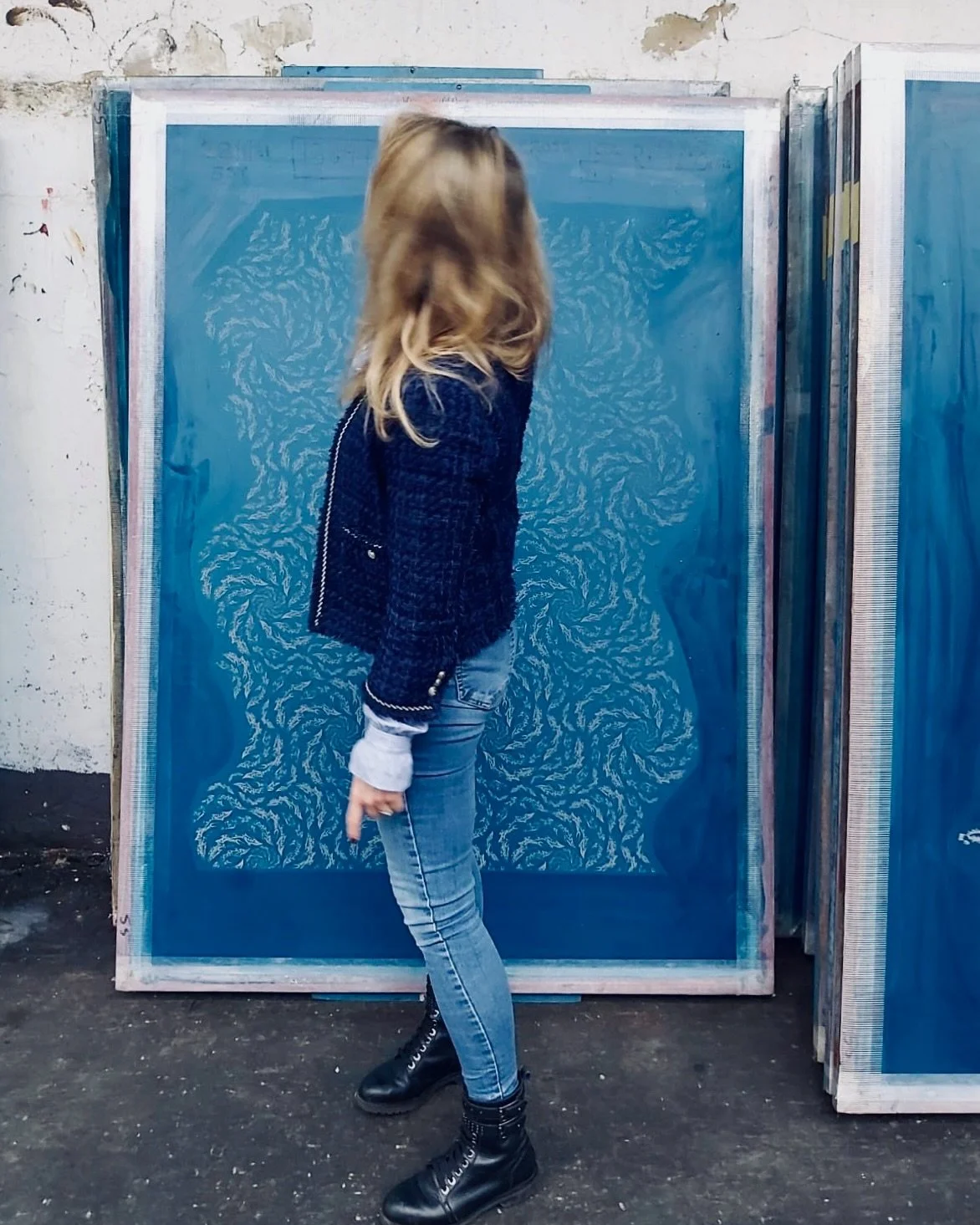 A few years ago we added our Whirlwind print to the Elements collection.  It started as a lino carved design (just one leaf) and developed into a swirling pattern that works just as well for curtains and blinds as it does for upholstery. 

Here&rsquo