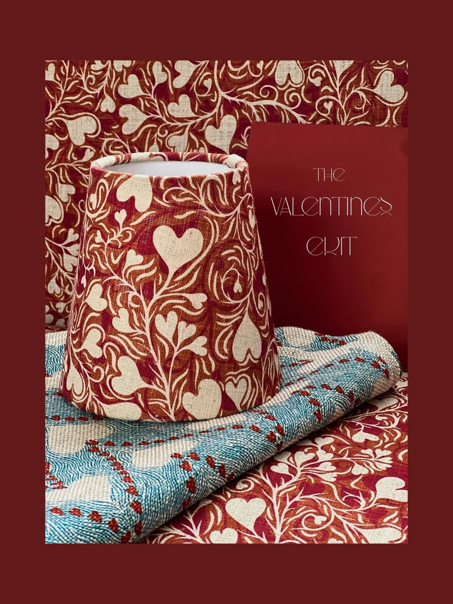 With the romance of Wuthering Heights being very much on our minds, it seemed only right to bring you our Valentine&rsquo;s fabric edit ahead of next weekend!  We had a little fun this time last year with Baz and his red beret! 😁. He&rsquo;ll be del