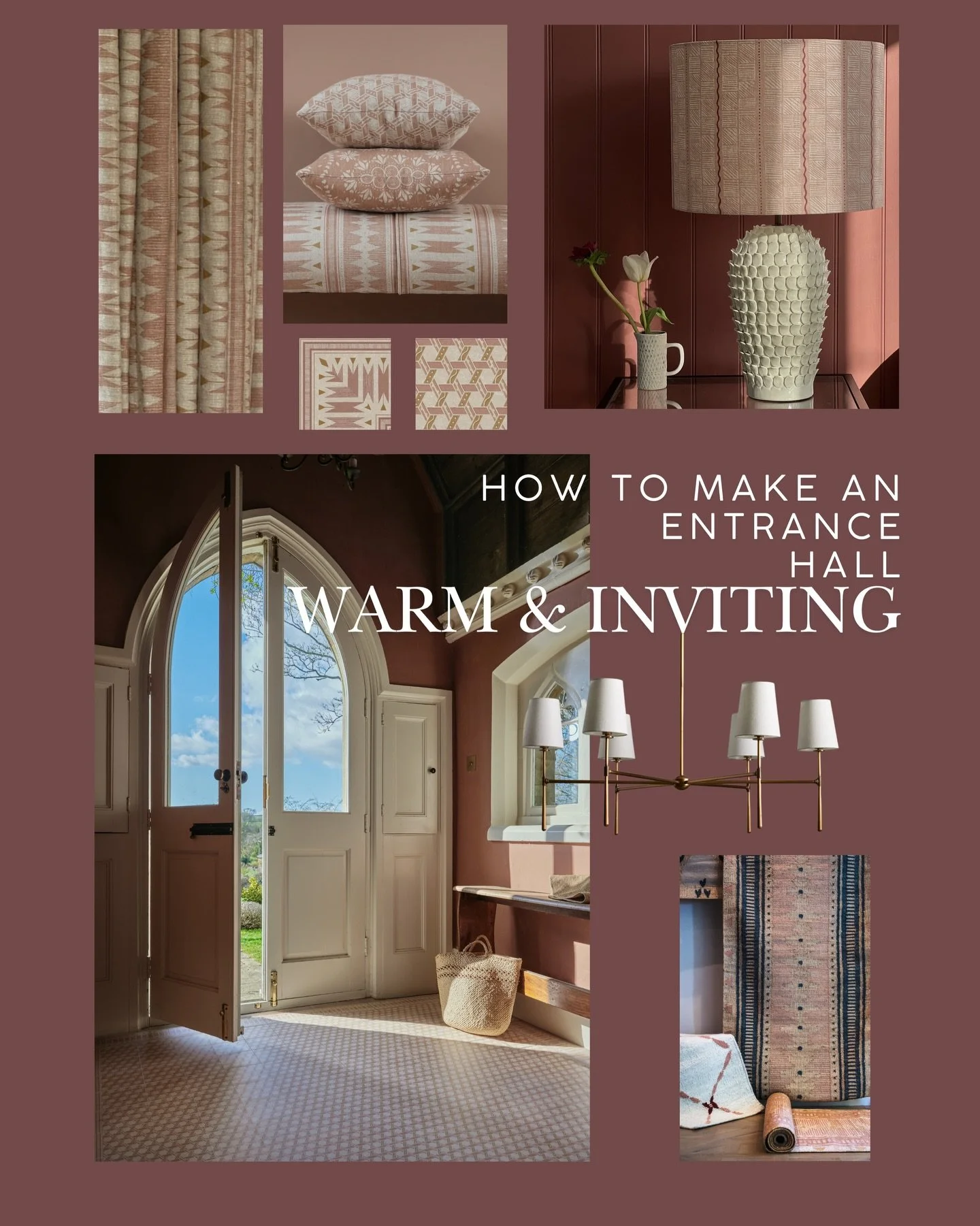 Making an entrance with a mood that reflects what you want to feel when you come home and welcomes your guests can be simple to curate.  Here&rsquo;s five factors to consider :

1. Flooring

With our Aventuras Tile Collection created in collaboration