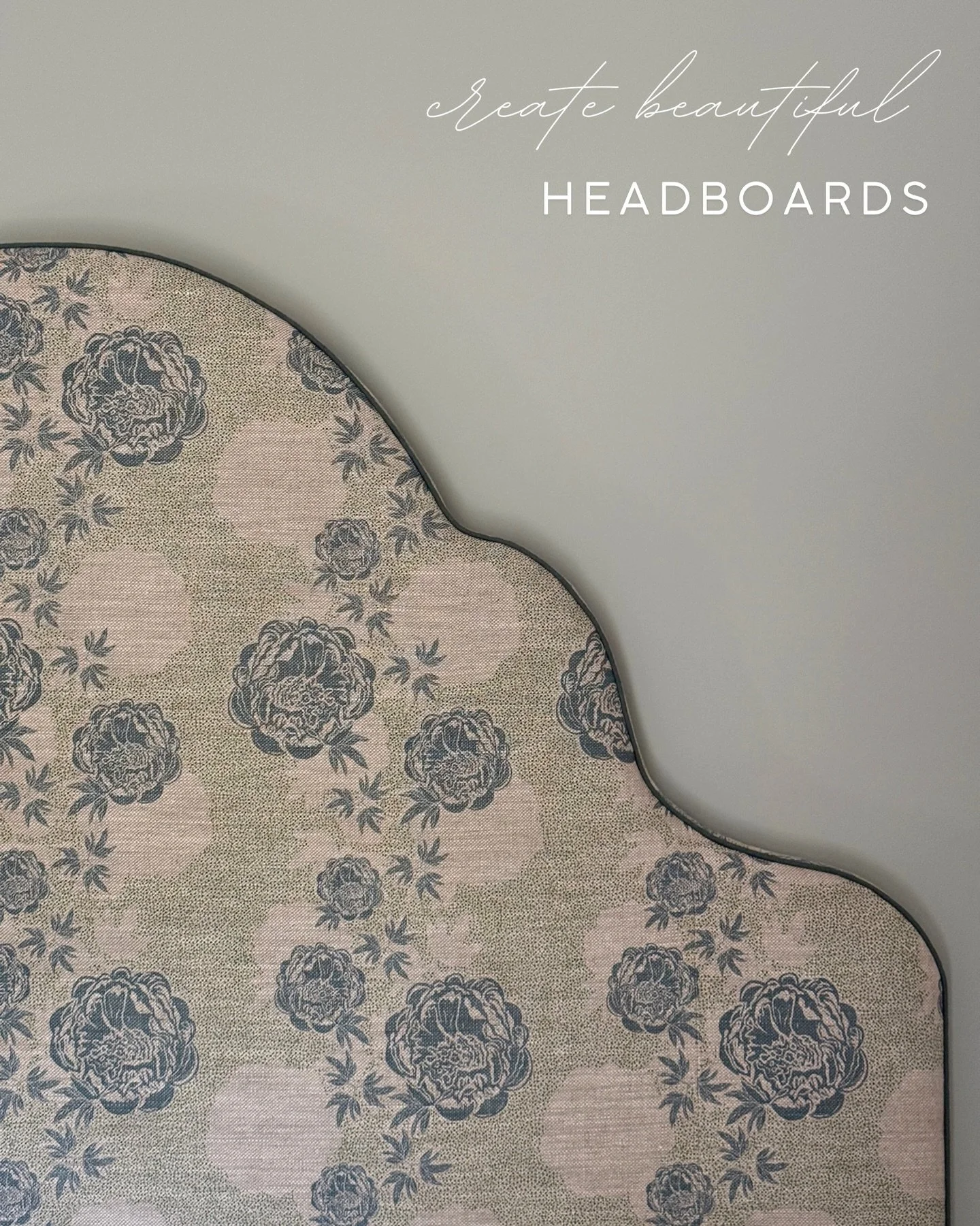 We are thrilled to have launched our new Peony Echo printed linen fabric and can&rsquo;t wait to see how people might use the fabric in their homes. 

We love how this design translates on a headboard.  We&rsquo;ll have more pics to share very soon. 