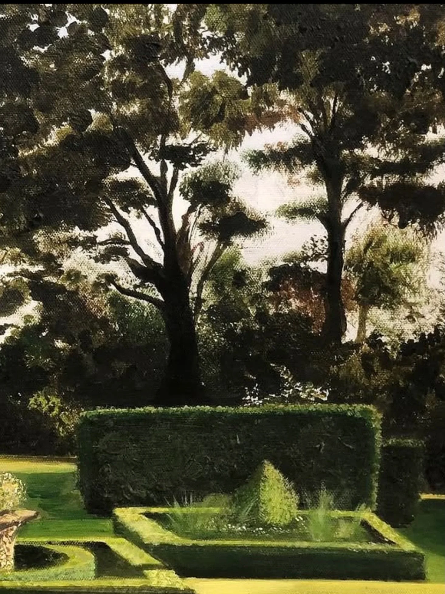 Throw back Thursday, to an old painting that I did 20 years ago before we even had a garden.  Ours looks nothing like this but given time and some attention who knows.  Age and stage! :)