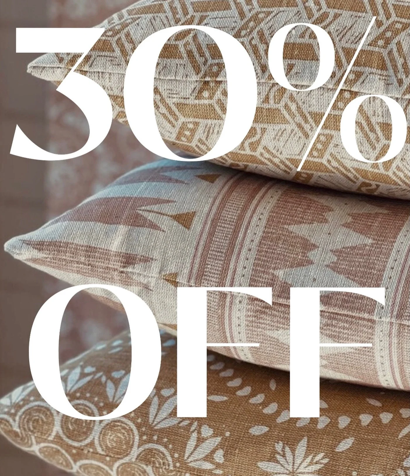 Don&rsquo;t miss our 30% OFF CUSHIONS SALE! It&rsquo;s still running while stocks last! 🏃&zwj;♀️

Discount deducts at checkout!