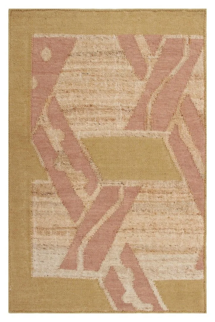 Malla Toasted Almond and Ochre Hand Woven Rug