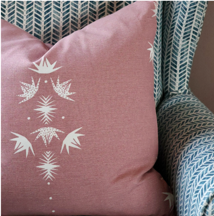 Nordic Trail Blush Cushion