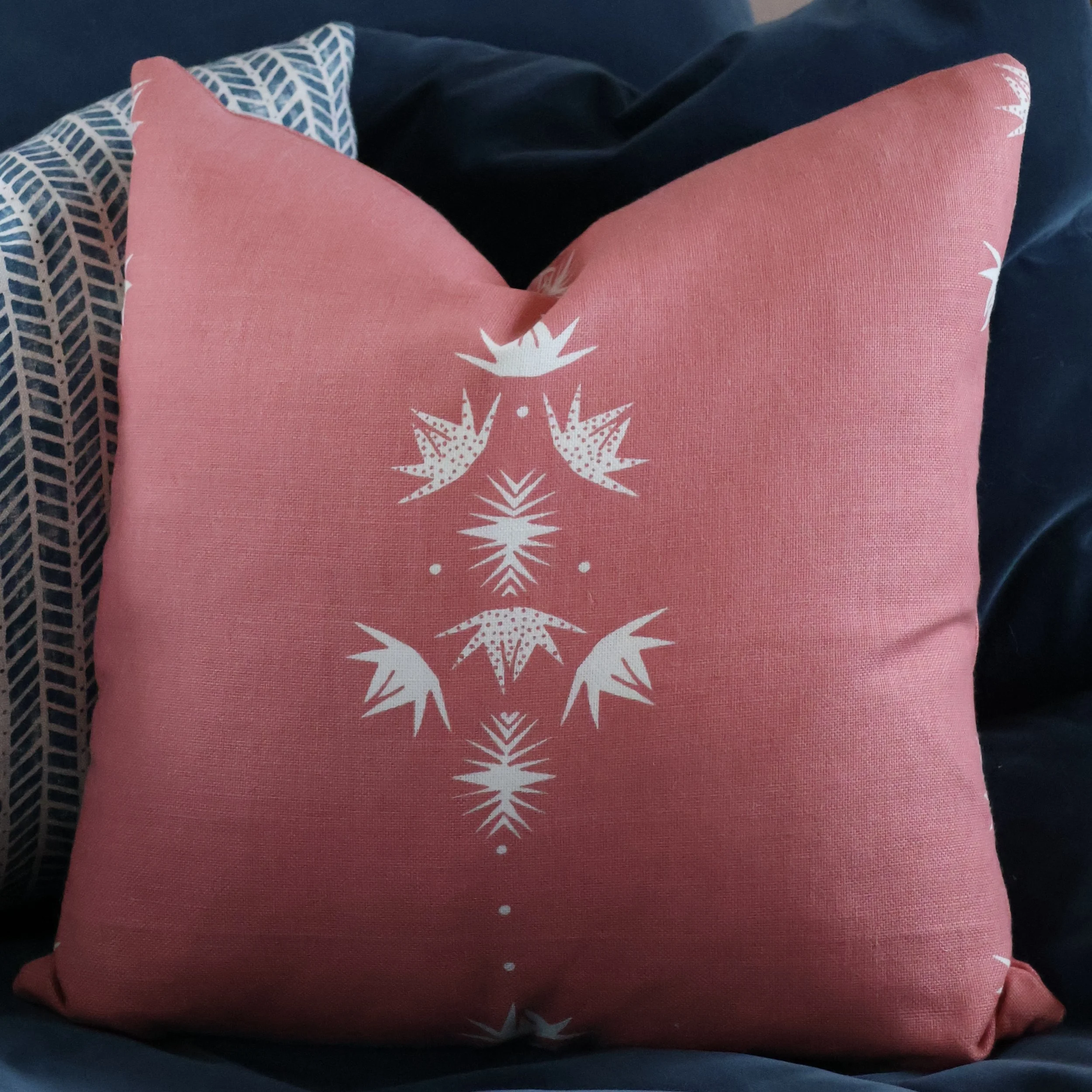 Nordic Trail Coral Cushion