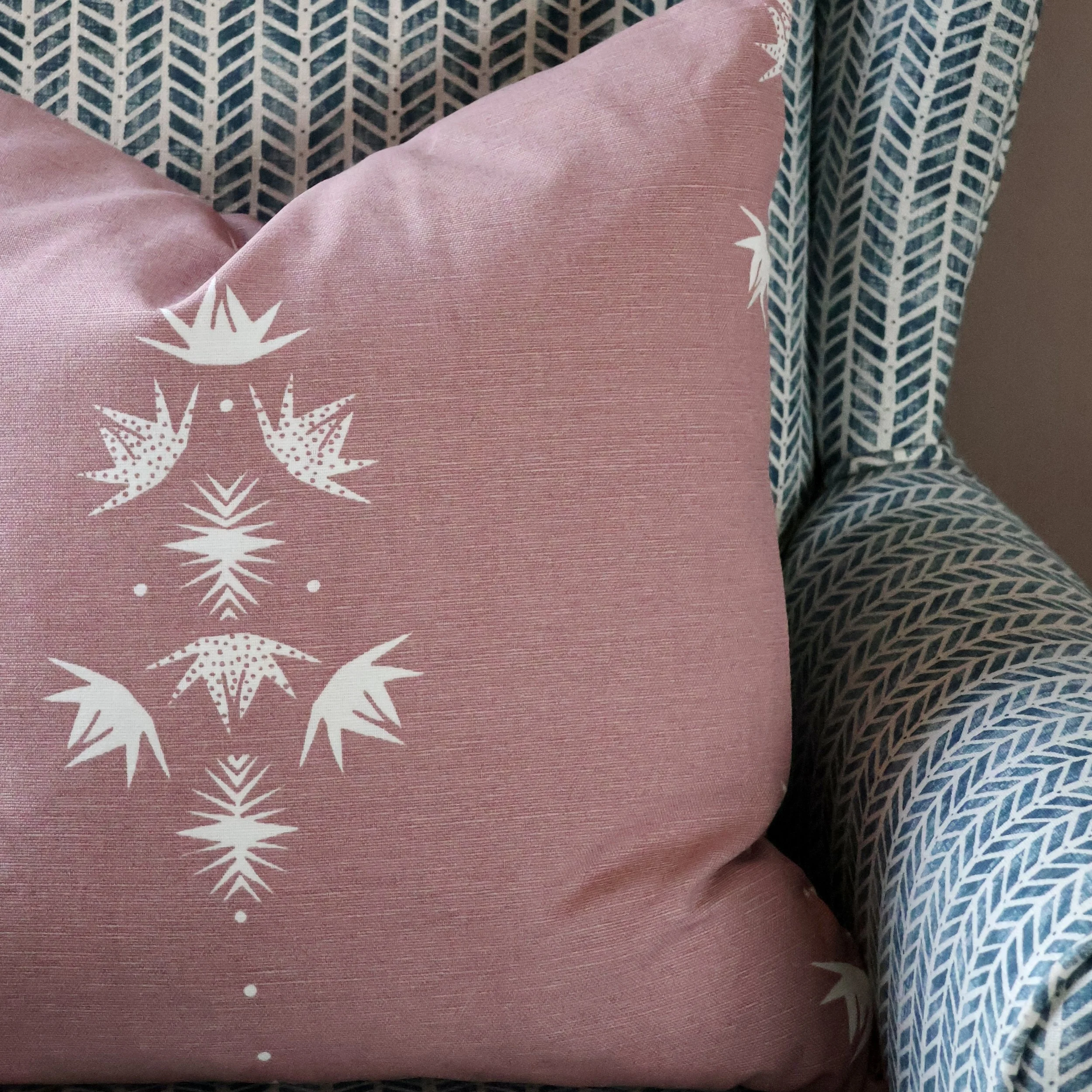 Nordic Trail Blush Cushion