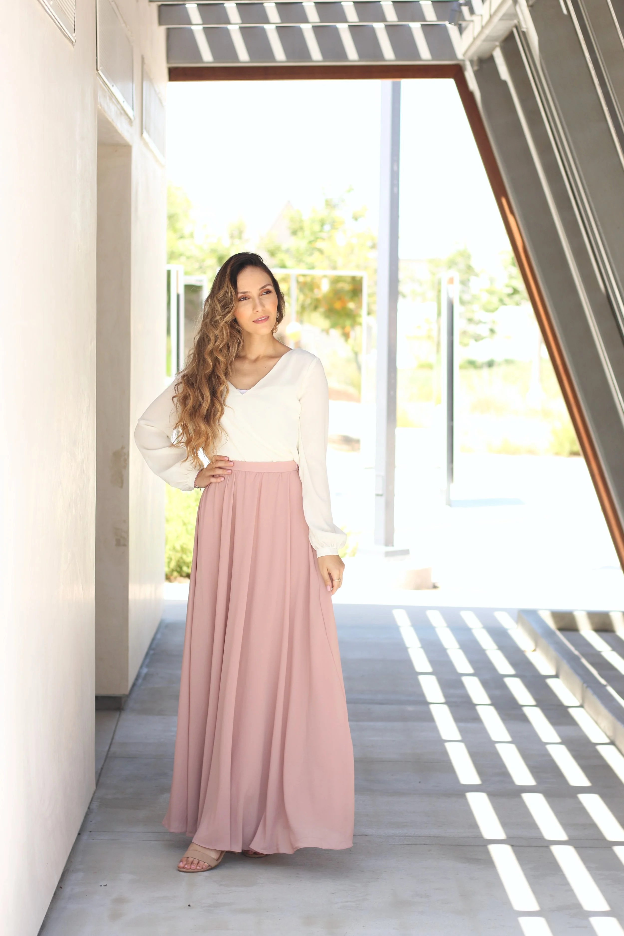 Sara Lux Maxi Skirt
