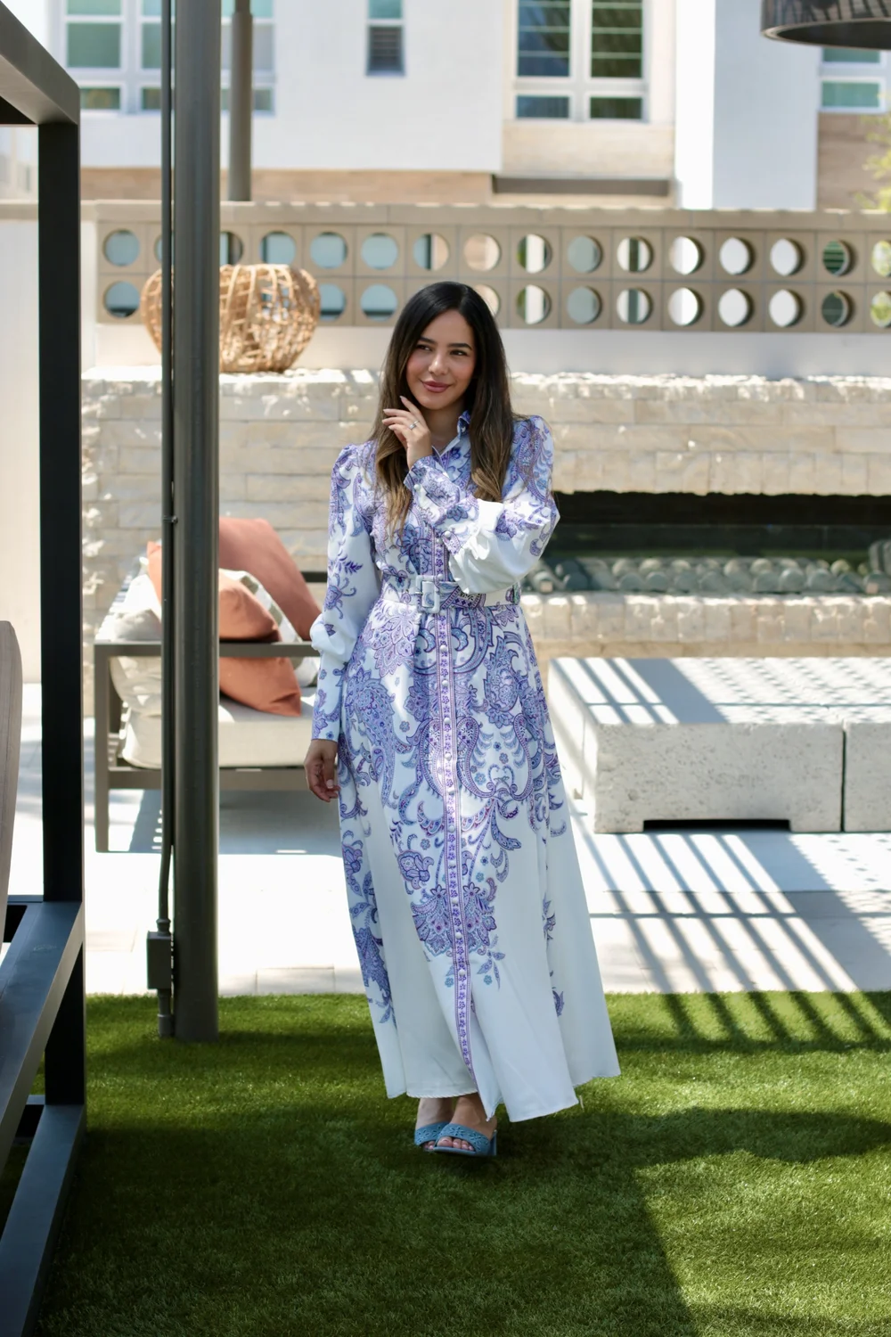 Haya Paisley Maxi Dress Haya Paisley Maxi Dress