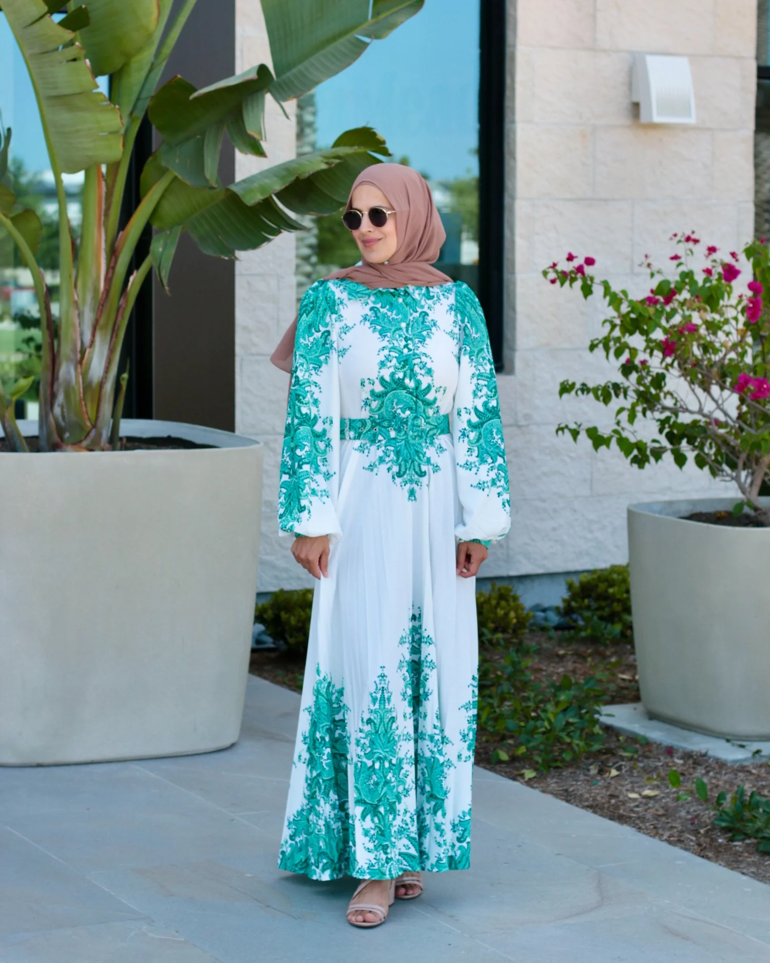long sleeve sage green maxi dress Yolanda Long Sleeve Maxi Dress