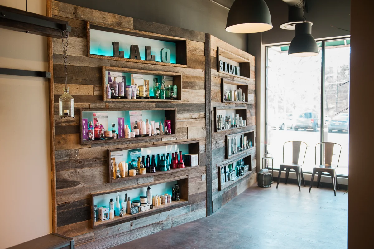 barn wood retail wall