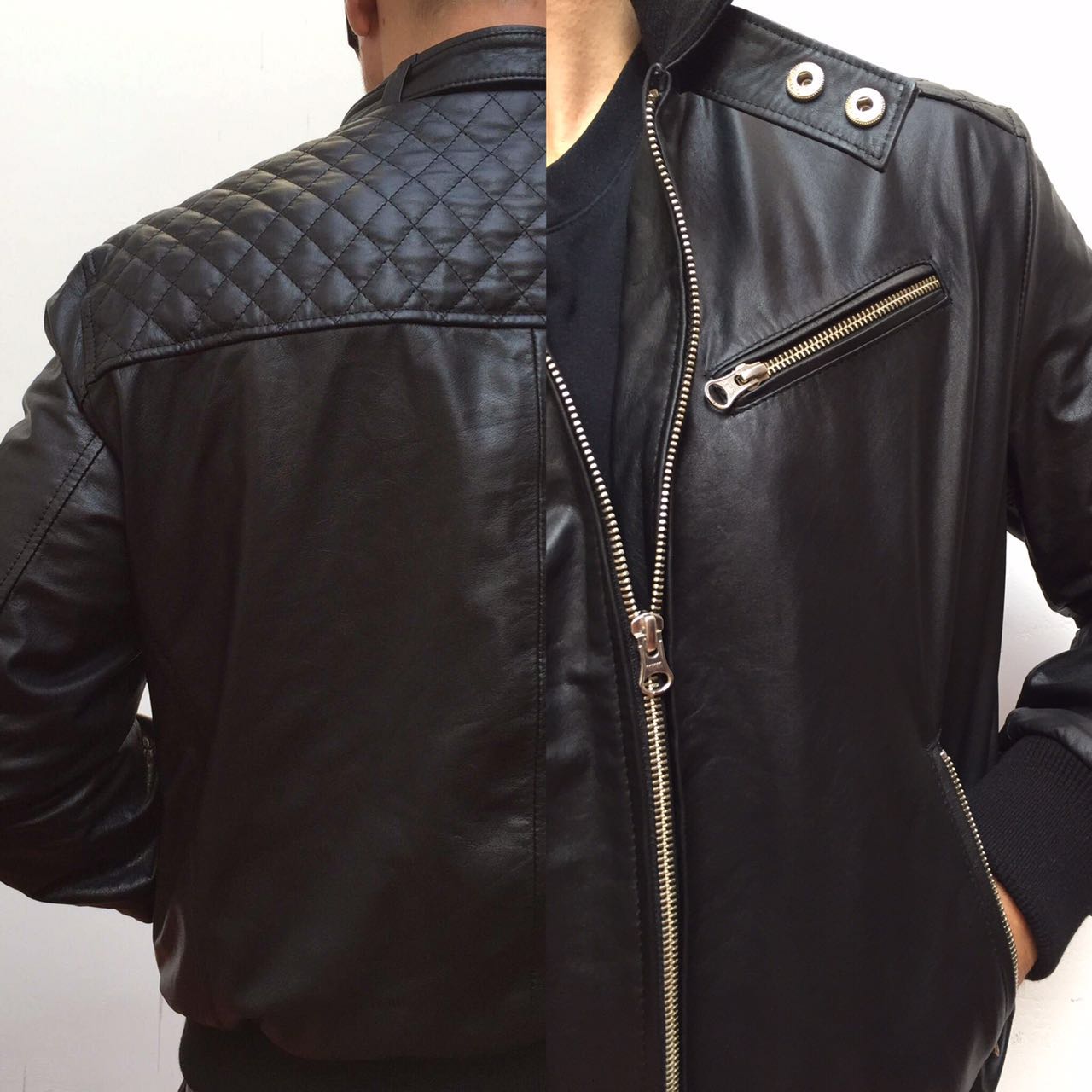 Custom made Argentinian leather jacket
