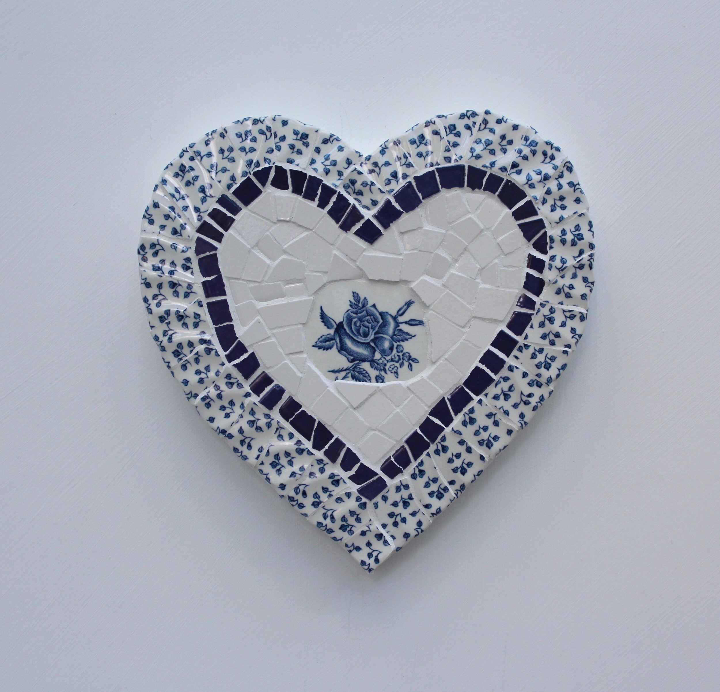 Handmade mosaic heart