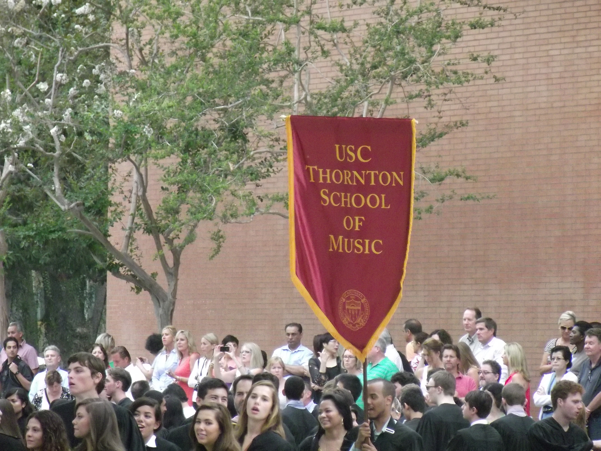 Thornton School of Music Students marching in.JPG