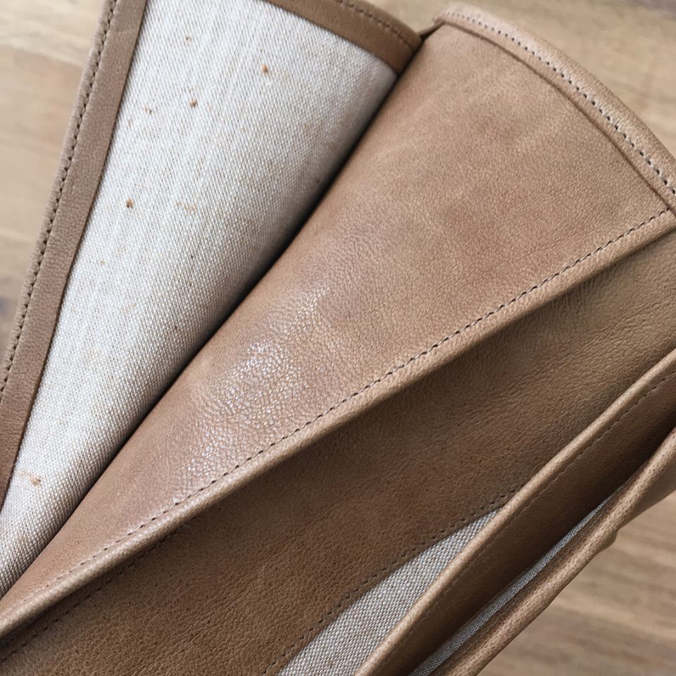 Leather Wallet, details.