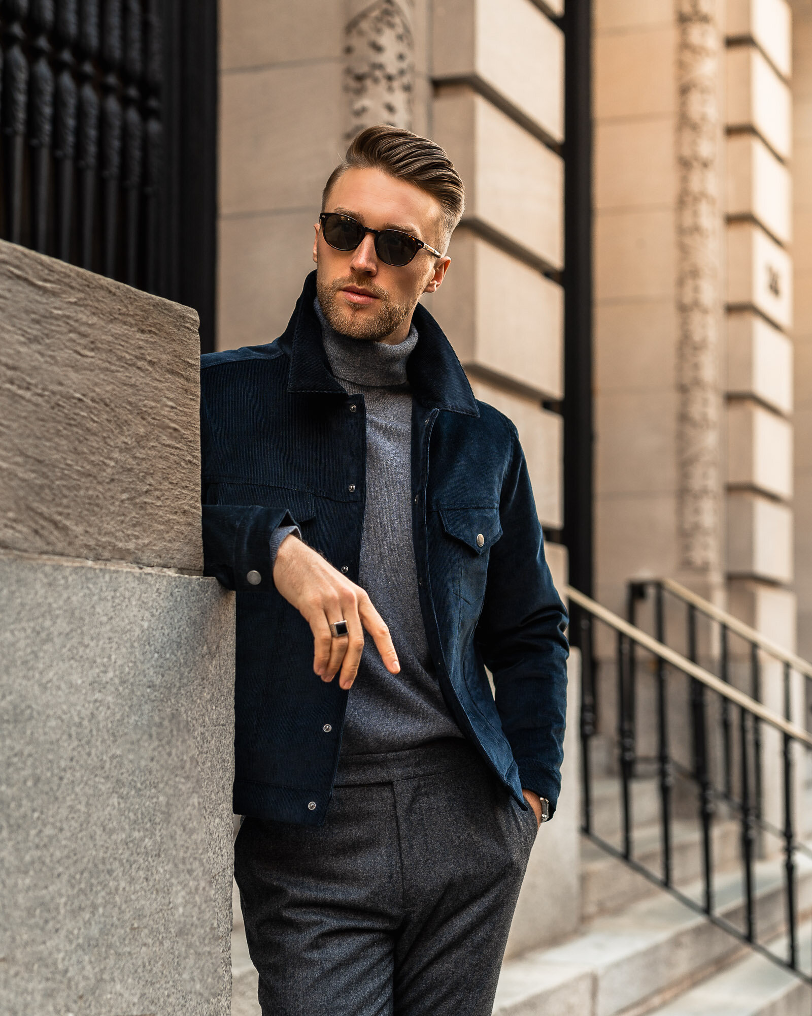 How to Style the Corduroy Trucker Jacket — THE CUFF
