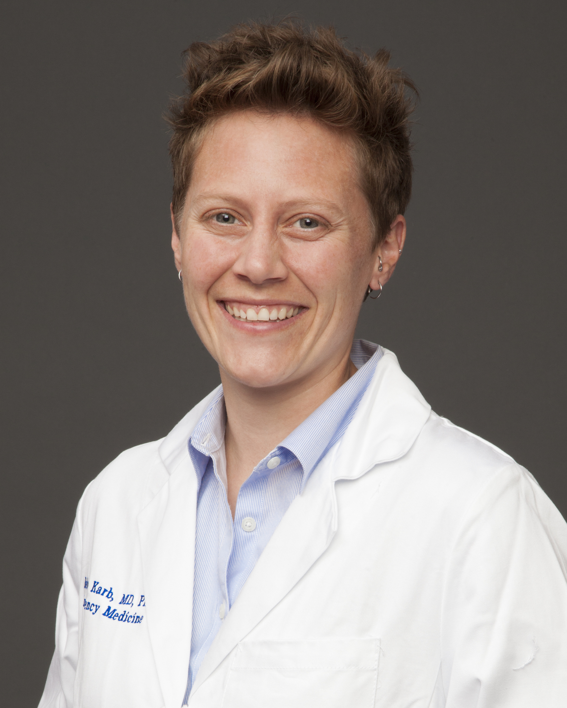 Rebecca Karb, MD, PhD Rebecca Karb is currently a 4th year resident in Emergency Medicine at Brown University. She graduated from Harvard Medical School in 2014. In her life-before-medicine, she lived in Tucson, where she served as an AmeriCorps volunteer and then in Ann Arbor, where she earned a PhD in Sociology and Social Work at the University of Michigan. Her research has focused on the effects of neighborhood poverty and violence on health, and she hopes to integrate this work into her future EM career. She spends pretty much all of her free time outside work with her family and three daughters. 