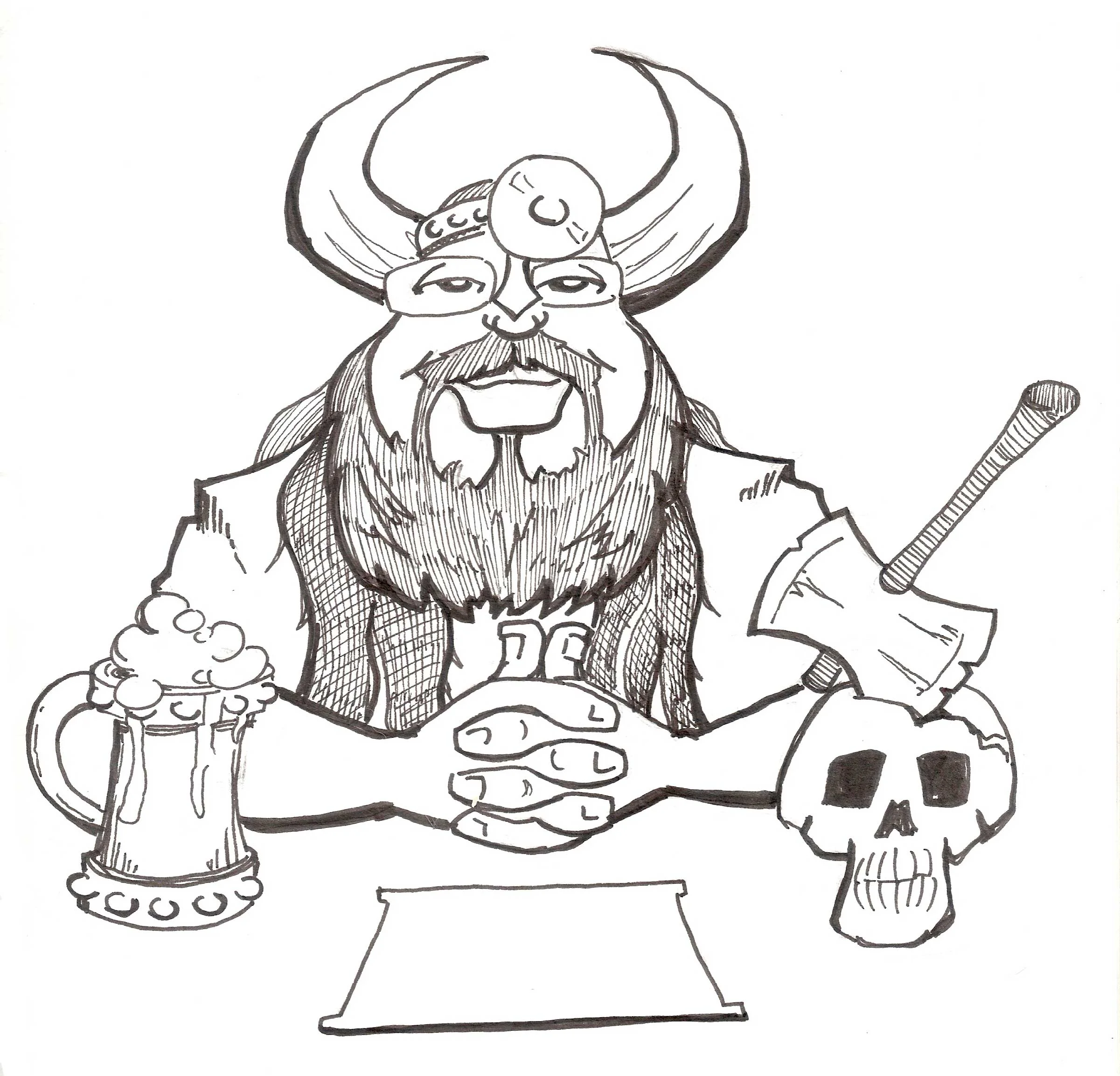 Viking card art