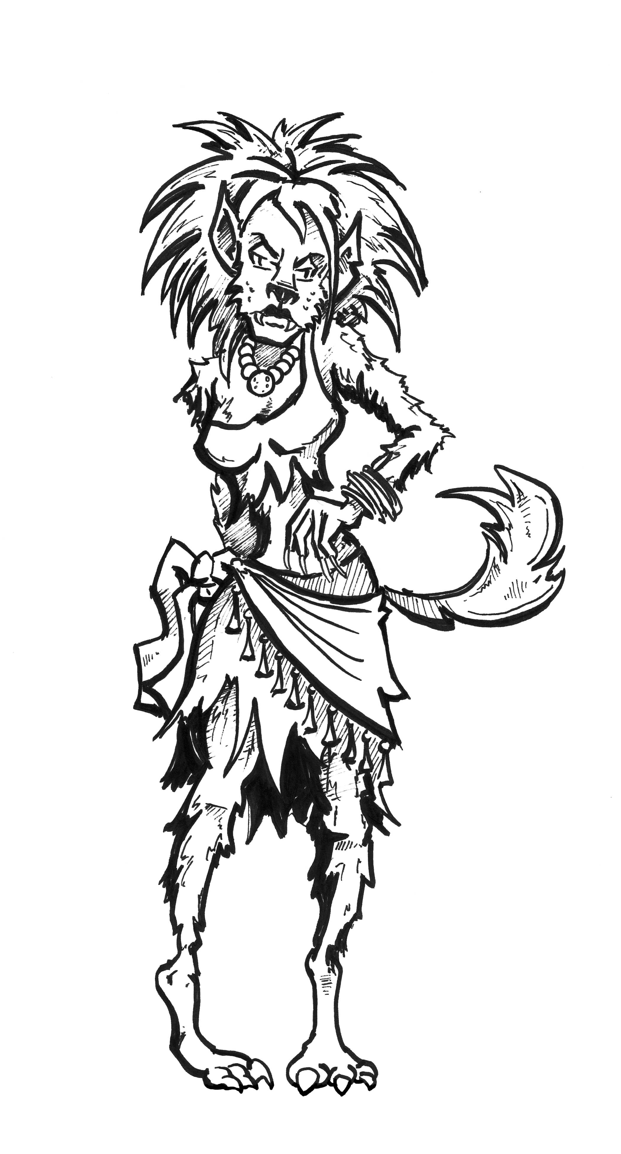 Drag monsters - Wolfman