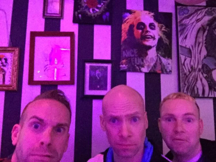 Alright, so the Lafferty boys are not great at framing a shot but we got all three of us in one picture so half points.