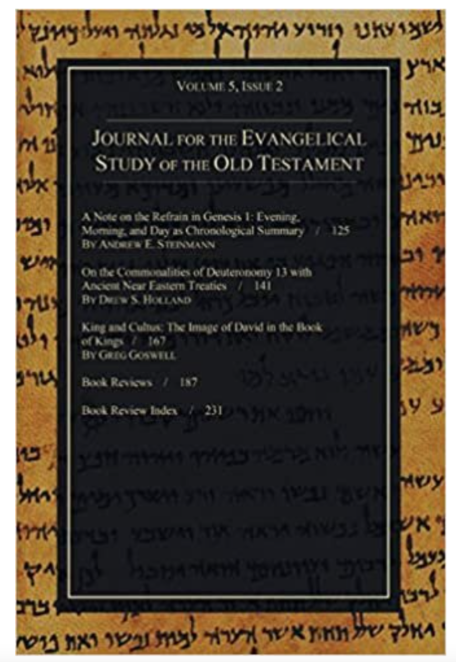 Journal for the Evangelical Study of the Old Testament 