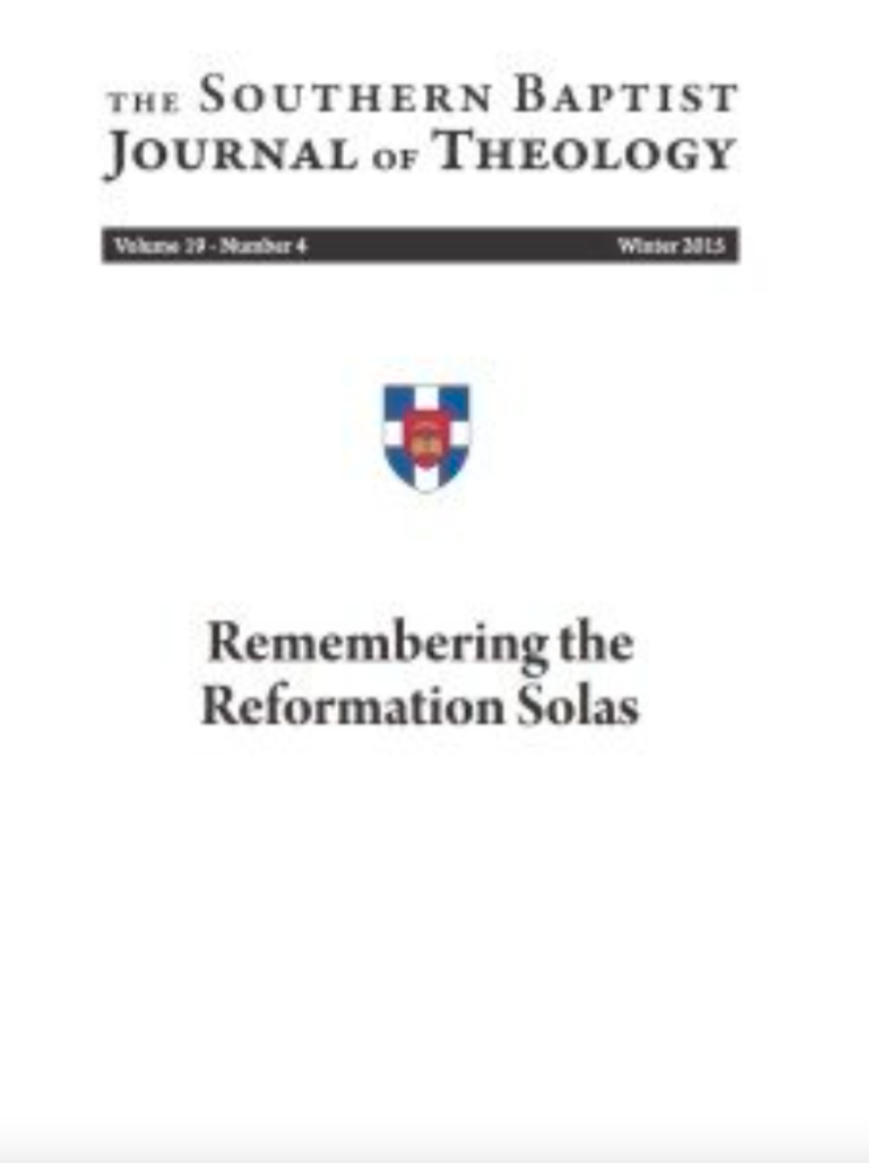 Southern Baptist Journal of Theology