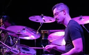 Kevin Krapf playing drums