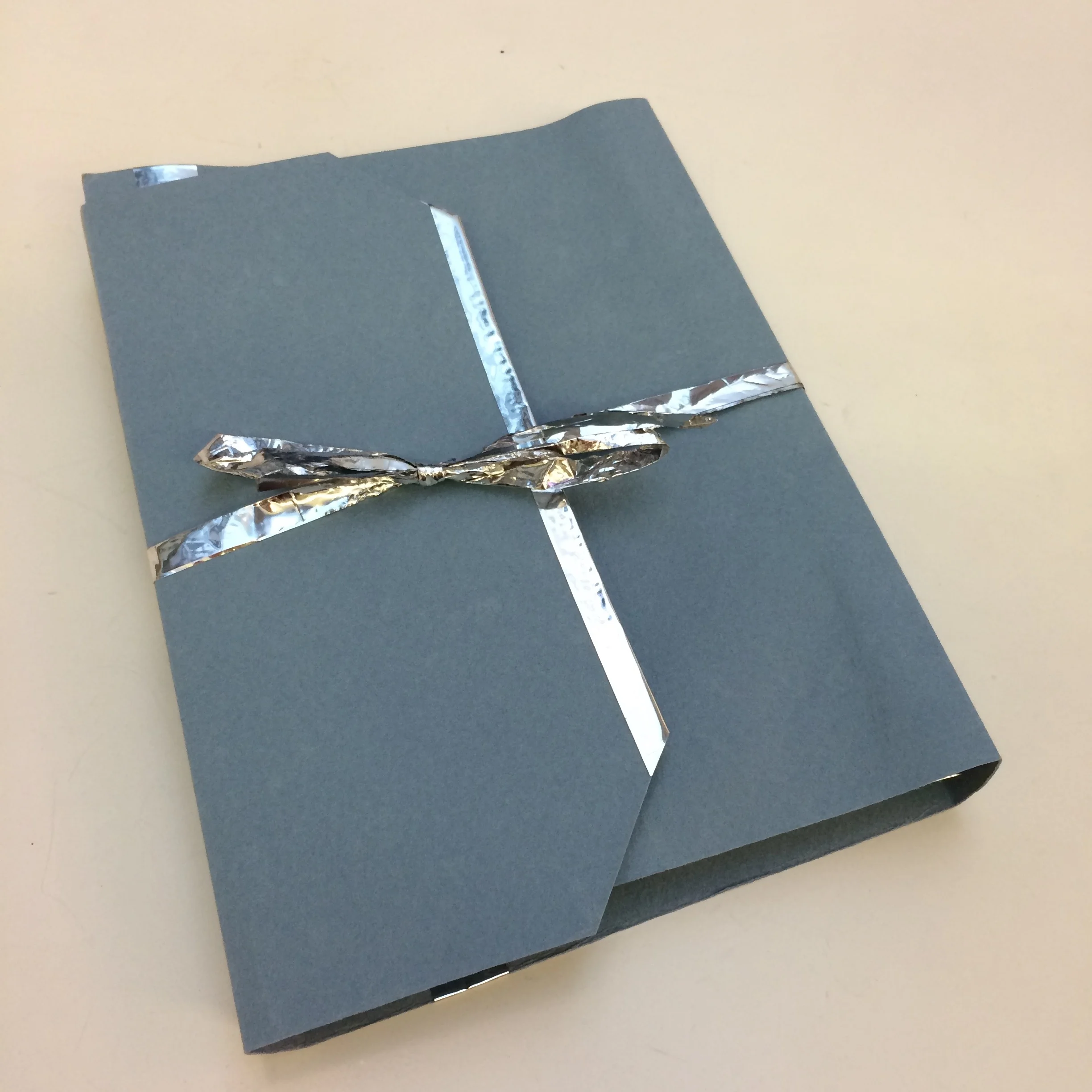 My book, with snazzy tie closure