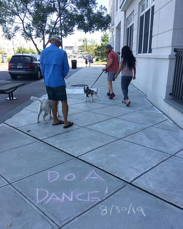 Asbury Park 🌊⛱ Do a dance! Right now! Yes, you! Just do it! #lazy but #insistent #installation #publicart #yaydance