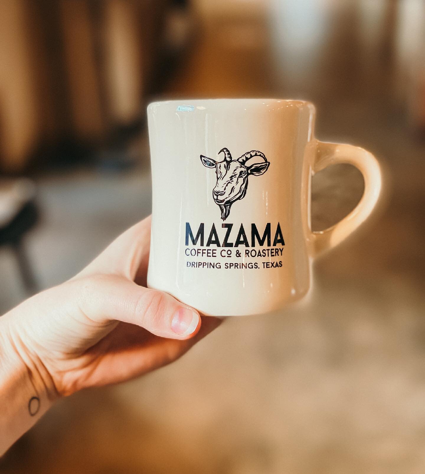 NEW! MoJoe is looking good on our new goat mugs - just in time for Father&rsquo;s Day! 

We will be CLOSED on Sunday, June 20 for Father&rsquo;s Day! 

#mazamacoffee