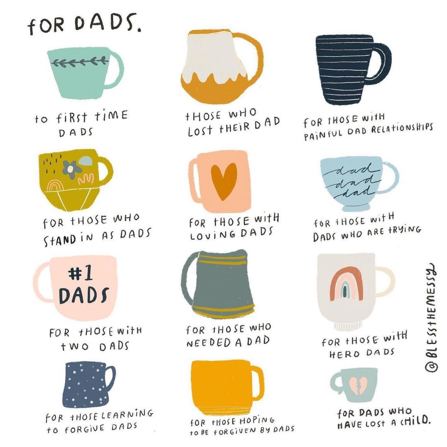 Happy Father&rsquo;s Day to all the dads out there! We are CLOSED today to celebrate with the dads in our lives ❤️ see you Monday! 

#mazamacoffee 

Artwork by @blessthemessy ❤️