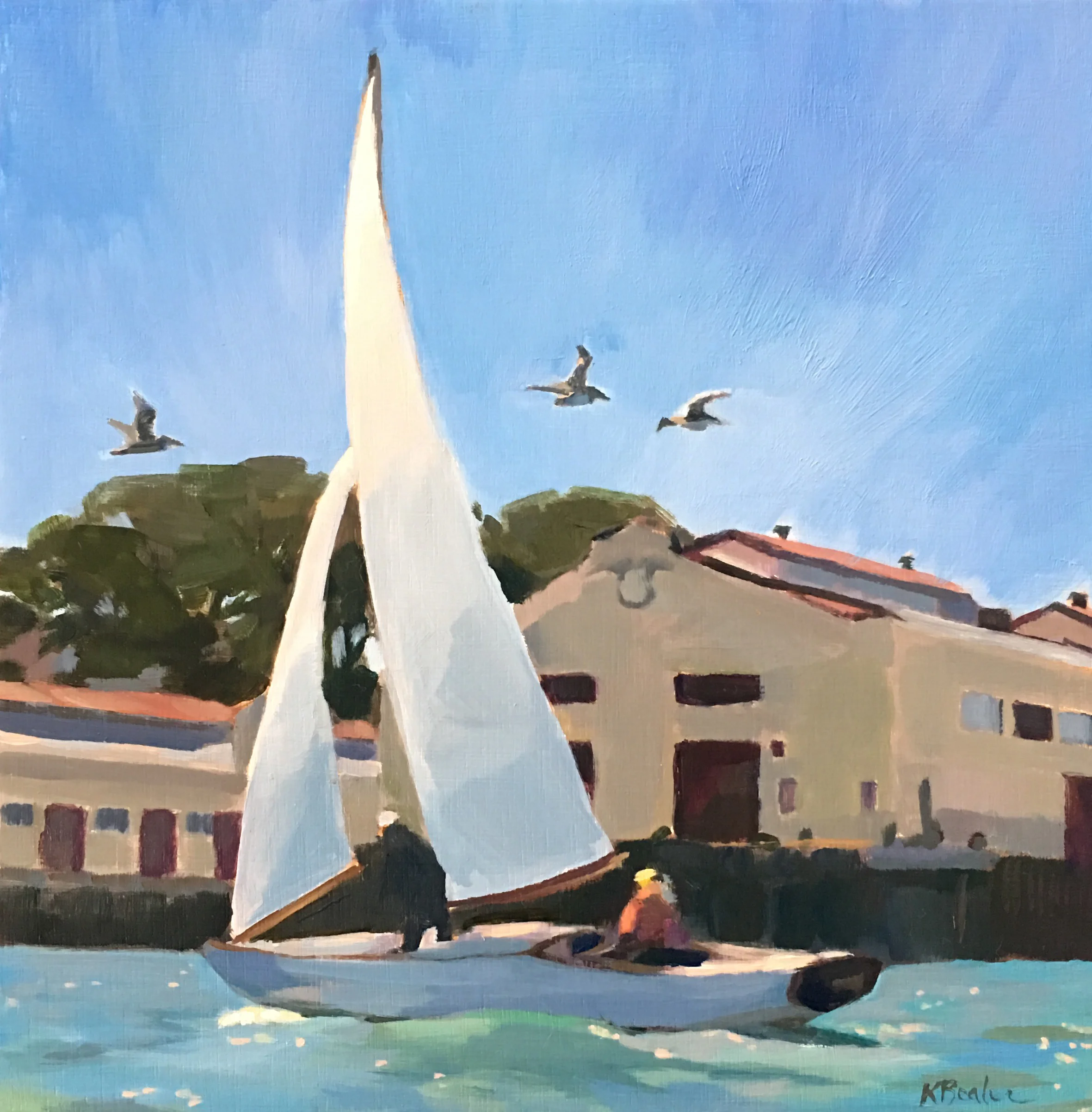 Sailing Past Fort Mason