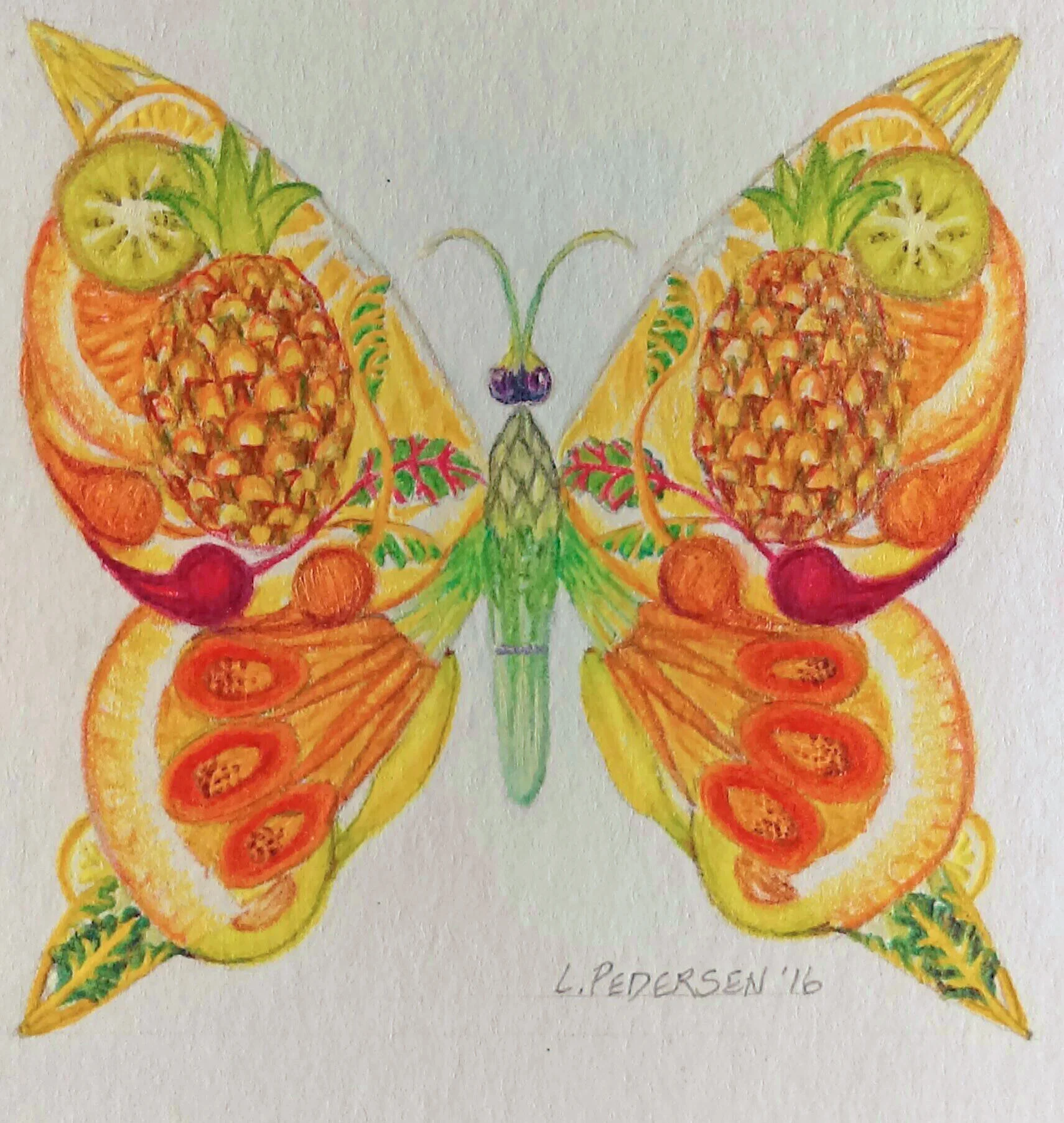 Vegedoptera with Pineapple