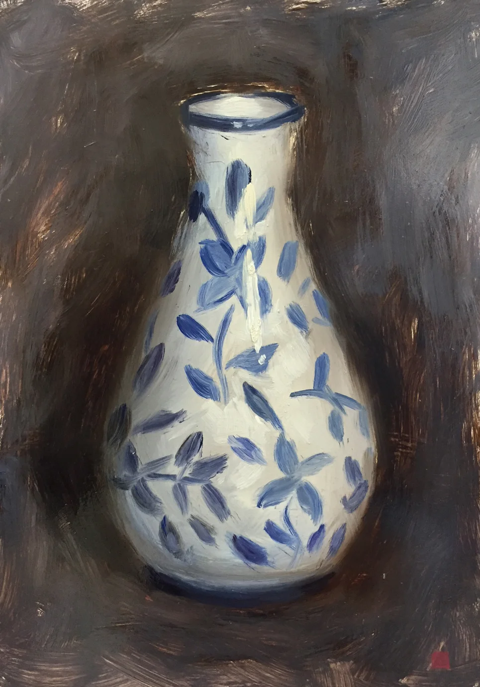 Blue and White Vase
