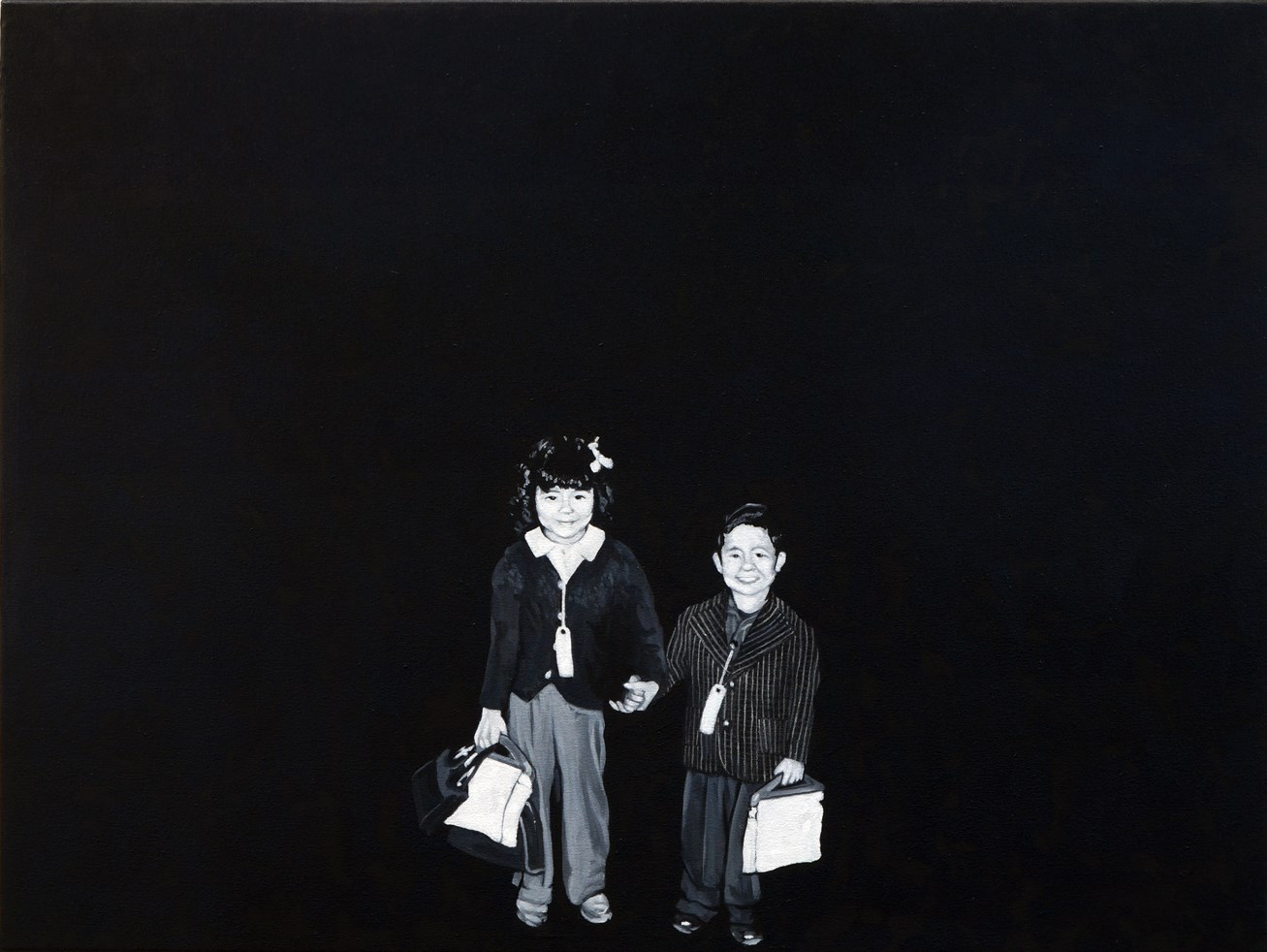 Optimists: The Kuroda Kids, Sachiko and Joe, California, 1942