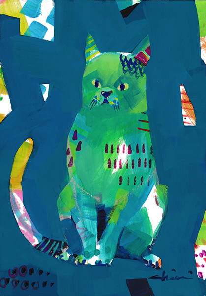 Green Cat