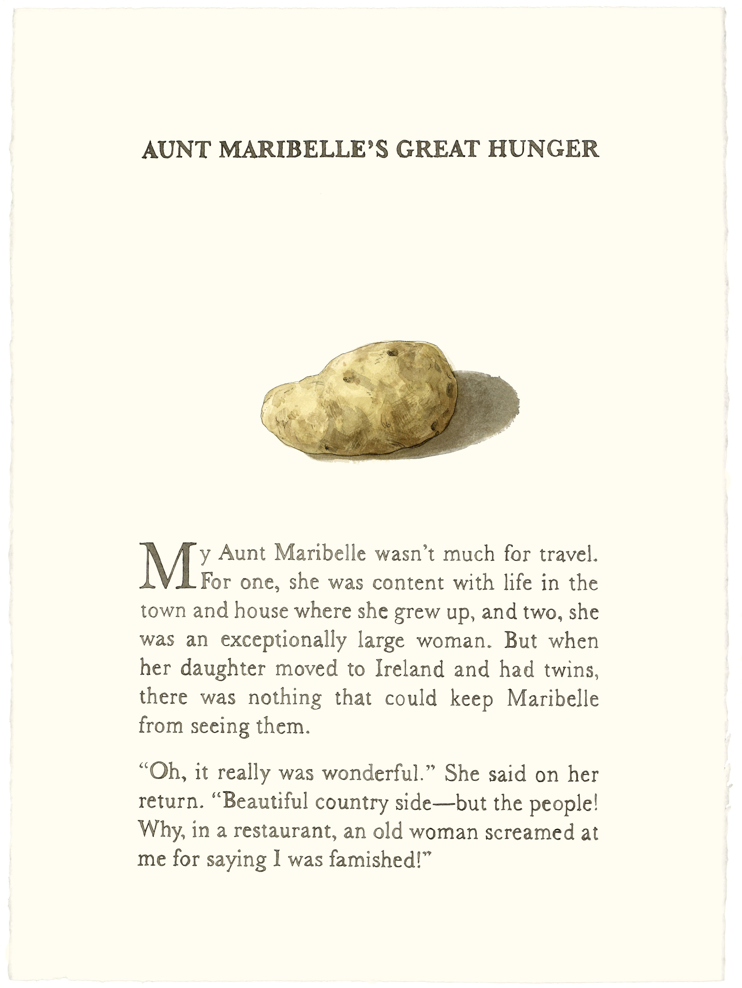 Aunt Maribelle's Great Hunger