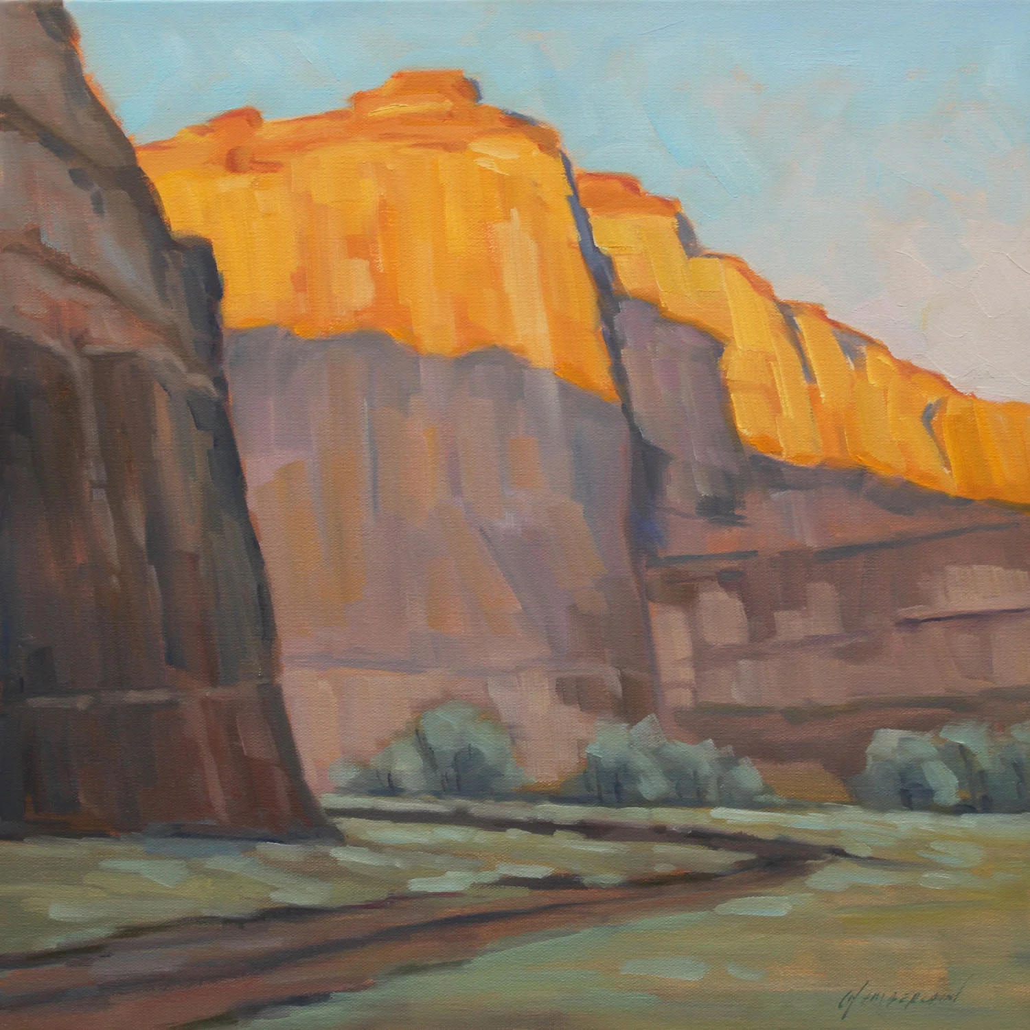 Last Light in the Canyon
